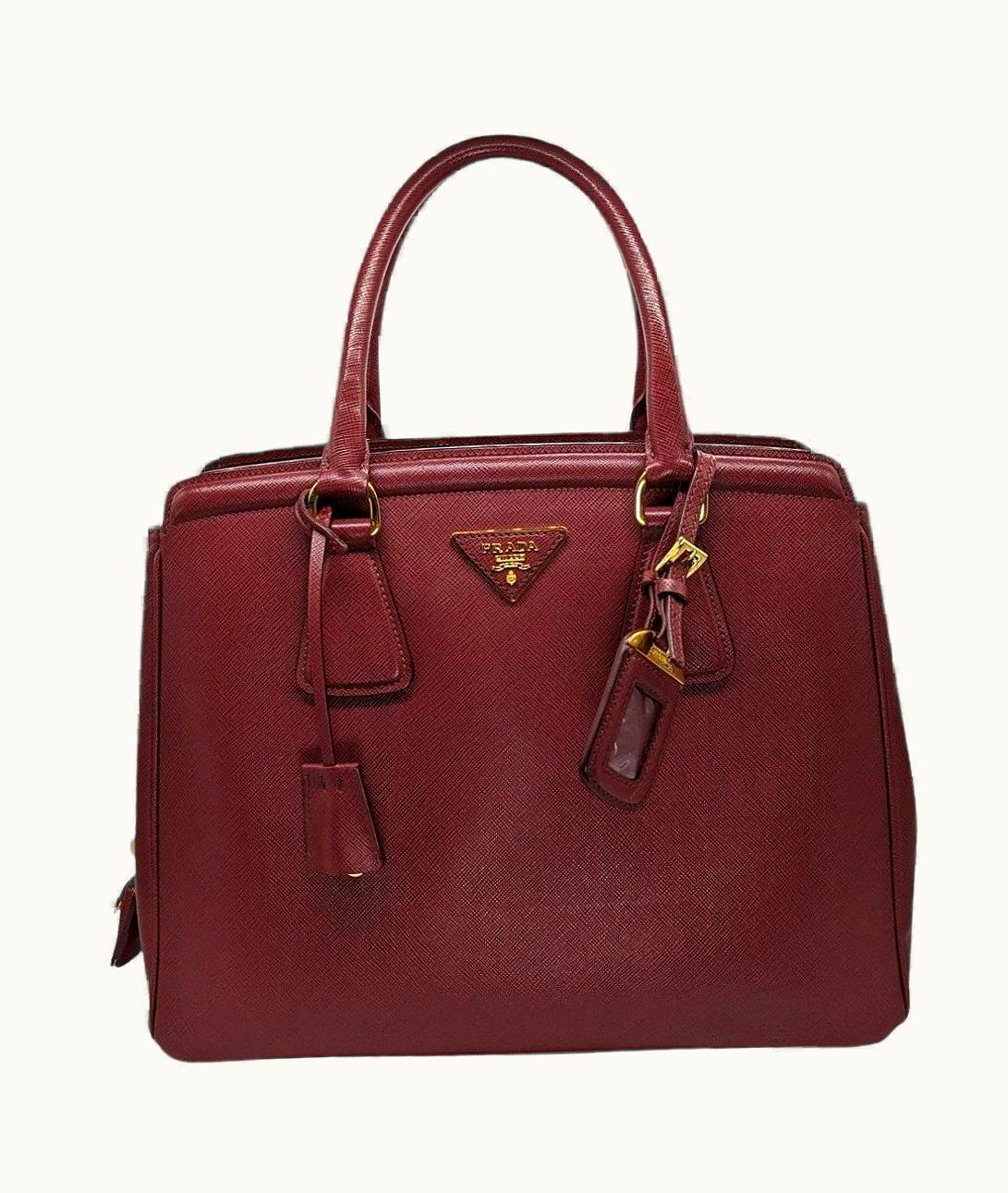 Prada Prada Cerise Saffiano Lux Tote Bn2412
