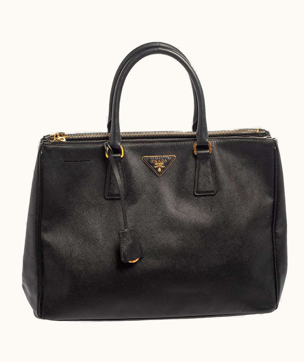 Prada Prada Black Saffiano Lux Leather Large Galleria Tote UZ0616318
