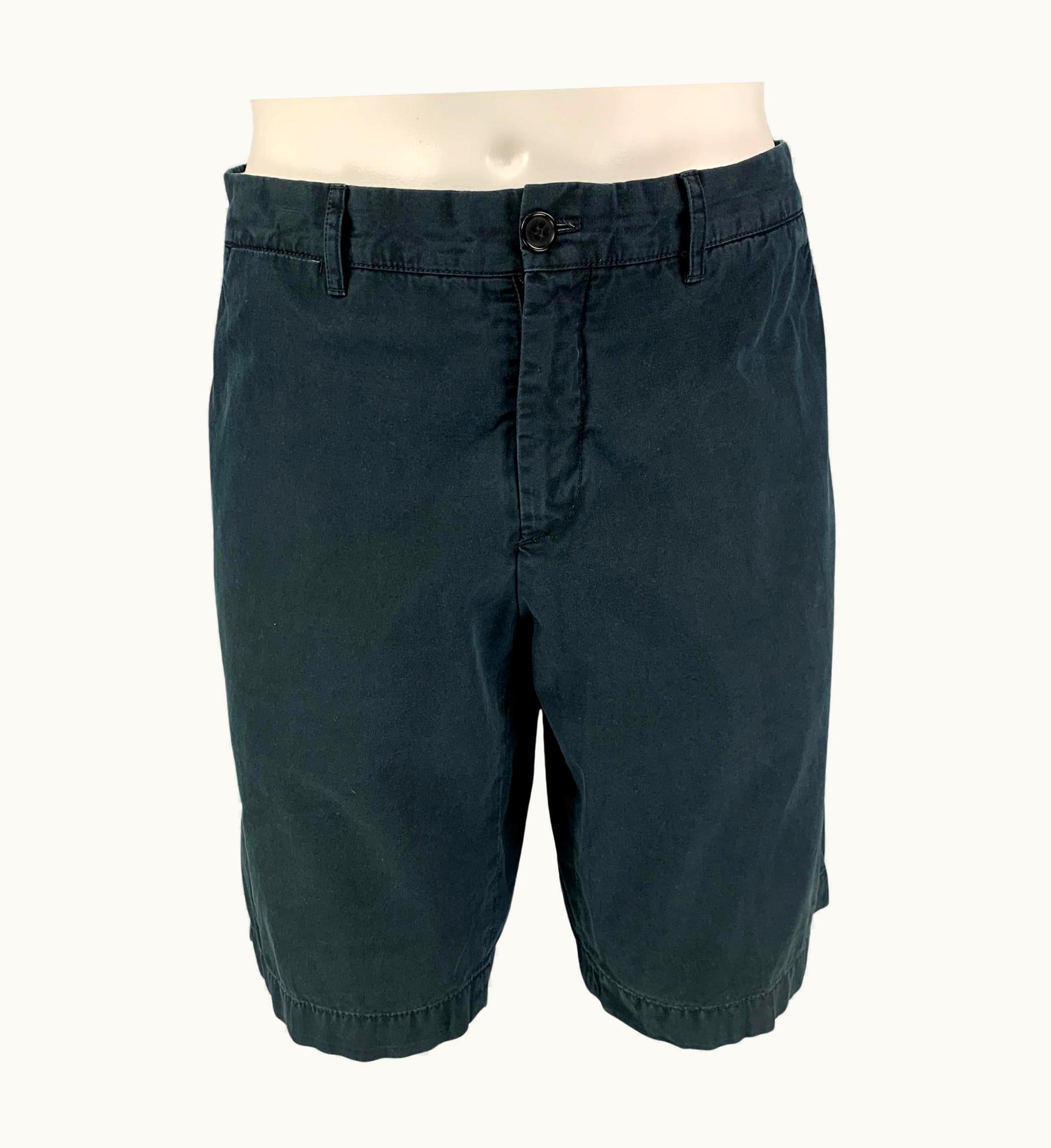 Prada Prada Navy Cotton Zip Fly Shorts