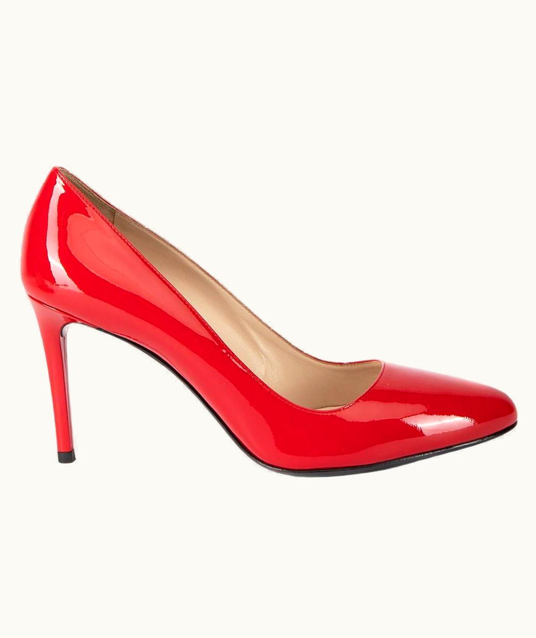 Prada Prada Women' Calzature Donna Red Patent Leather Pumps