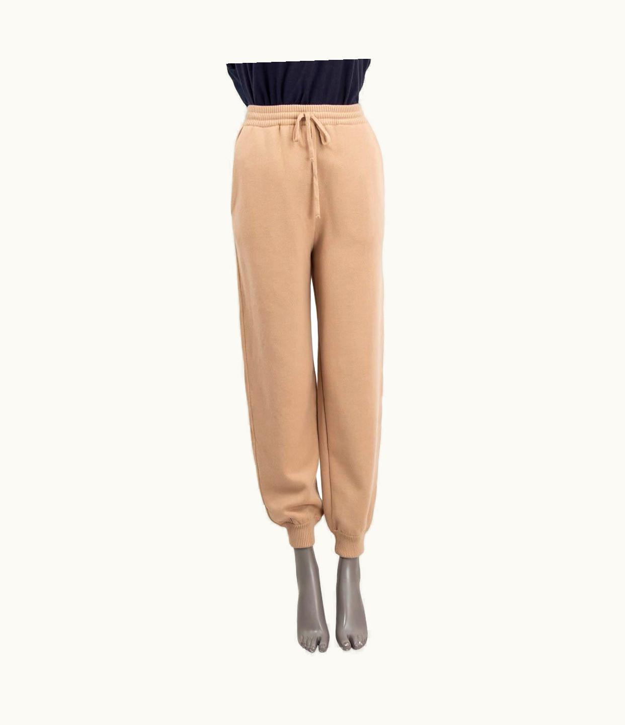 Prada Prada Beige Cashmere Knit Joggers Pants