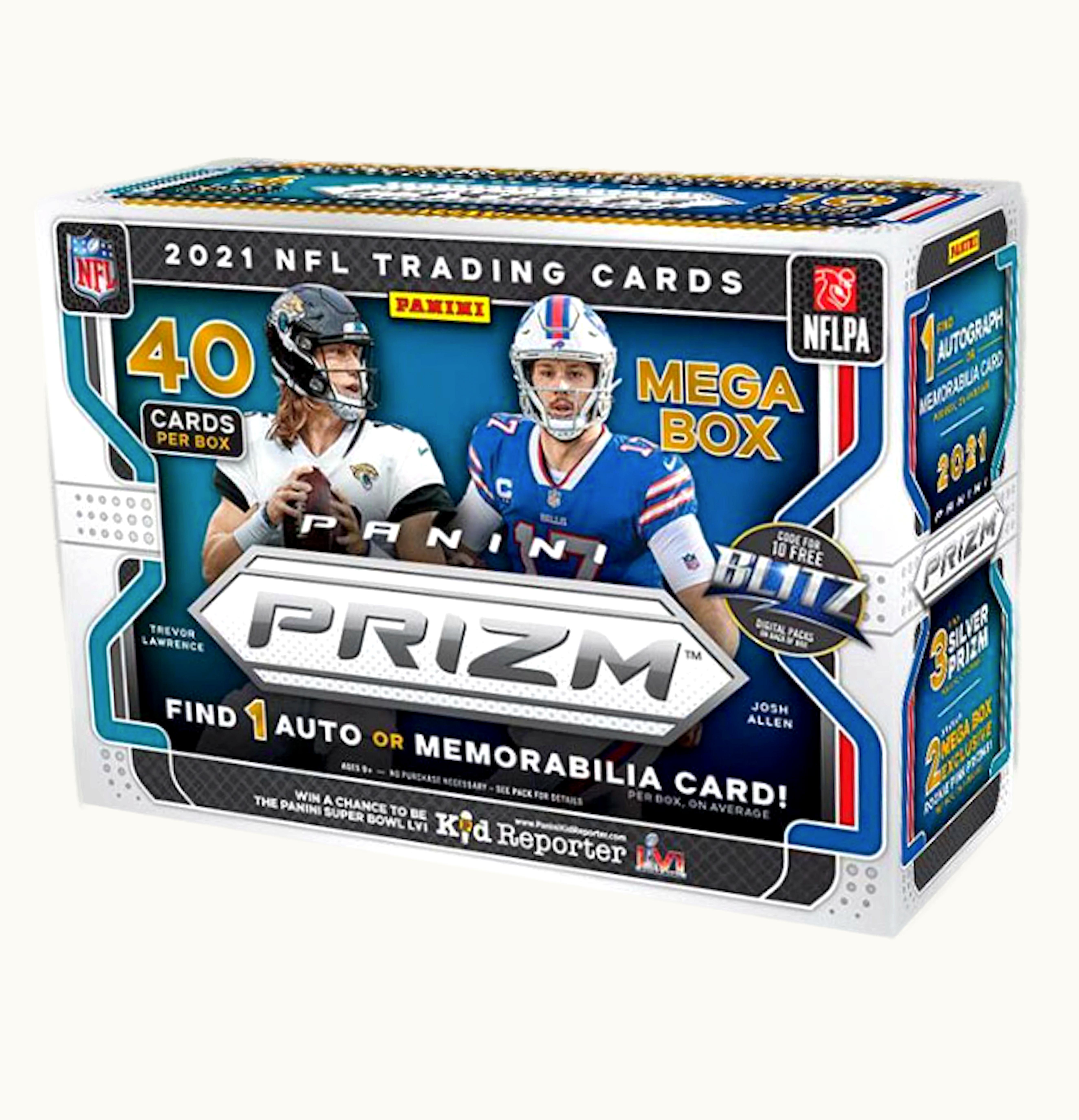 Panini 2021 Panini Prizm Football Mega Box Pink Prizms