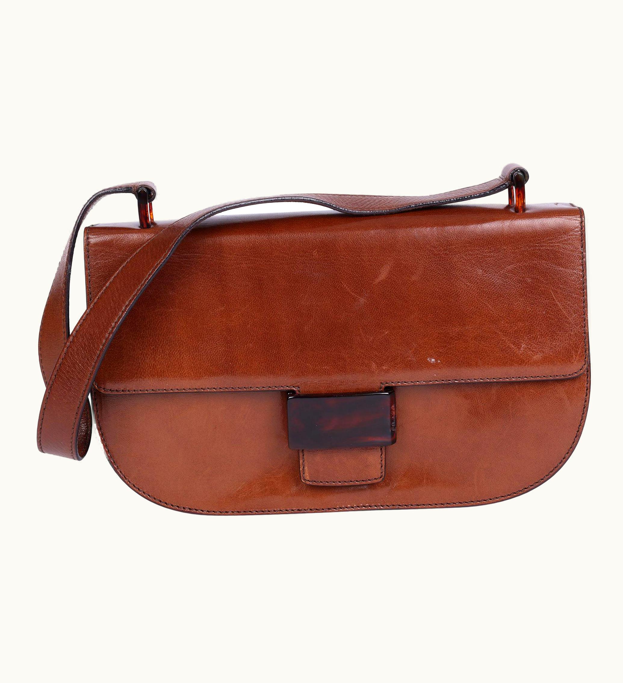 Prada Corino Calfskin Leather Vintage Bachel