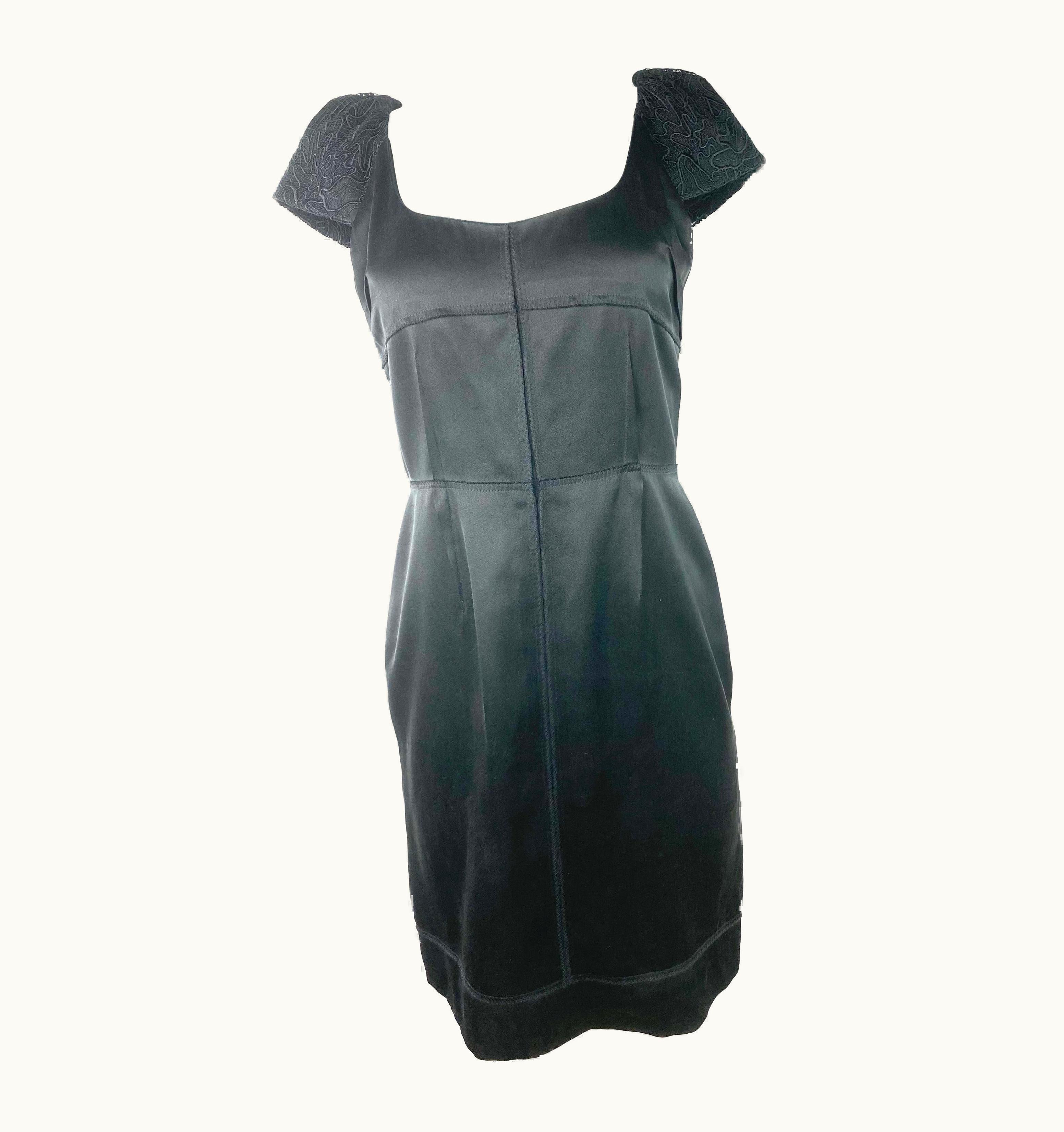 Proenza Schouler Black Silk Mini Dress, mall