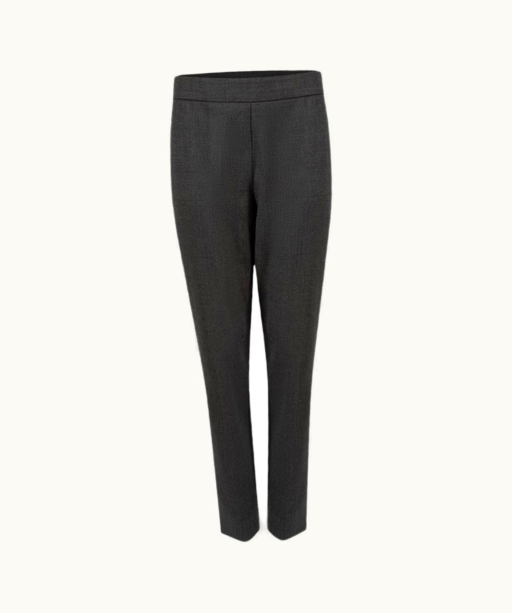 Proenza Schouler Women' Grey Wool Straight Leg Trousers