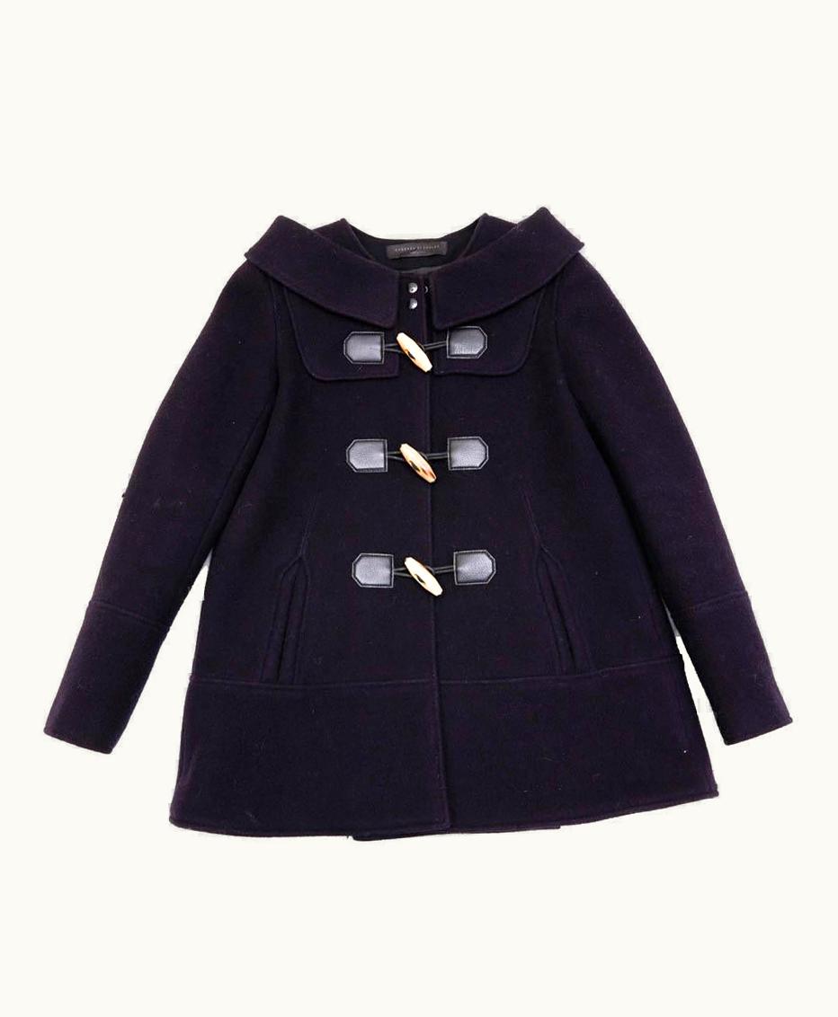 Proenza Schouler Duffle Coat In Navy Blue Wool It