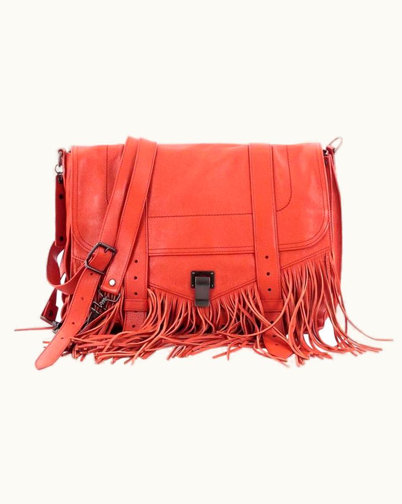 Proenza Schouler Ps1 Fringe Runner Handbag Leather Large UZ0616899