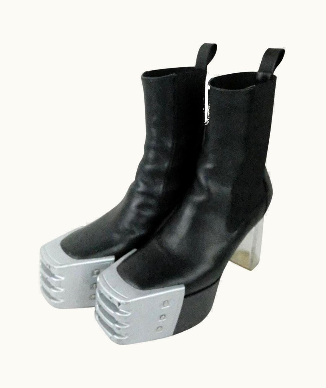 Rick Owens AW20 Performa Kiss Grill Boots