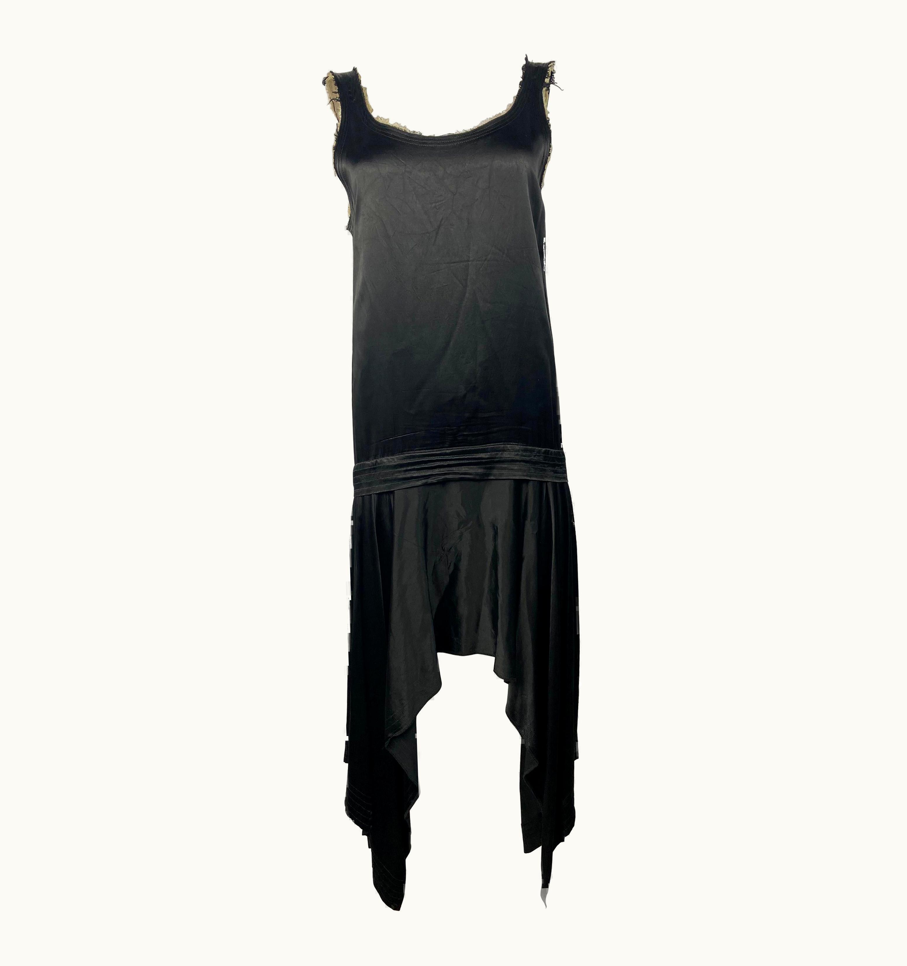 Yohji Yamamoto Black And Beige Maxi Dress