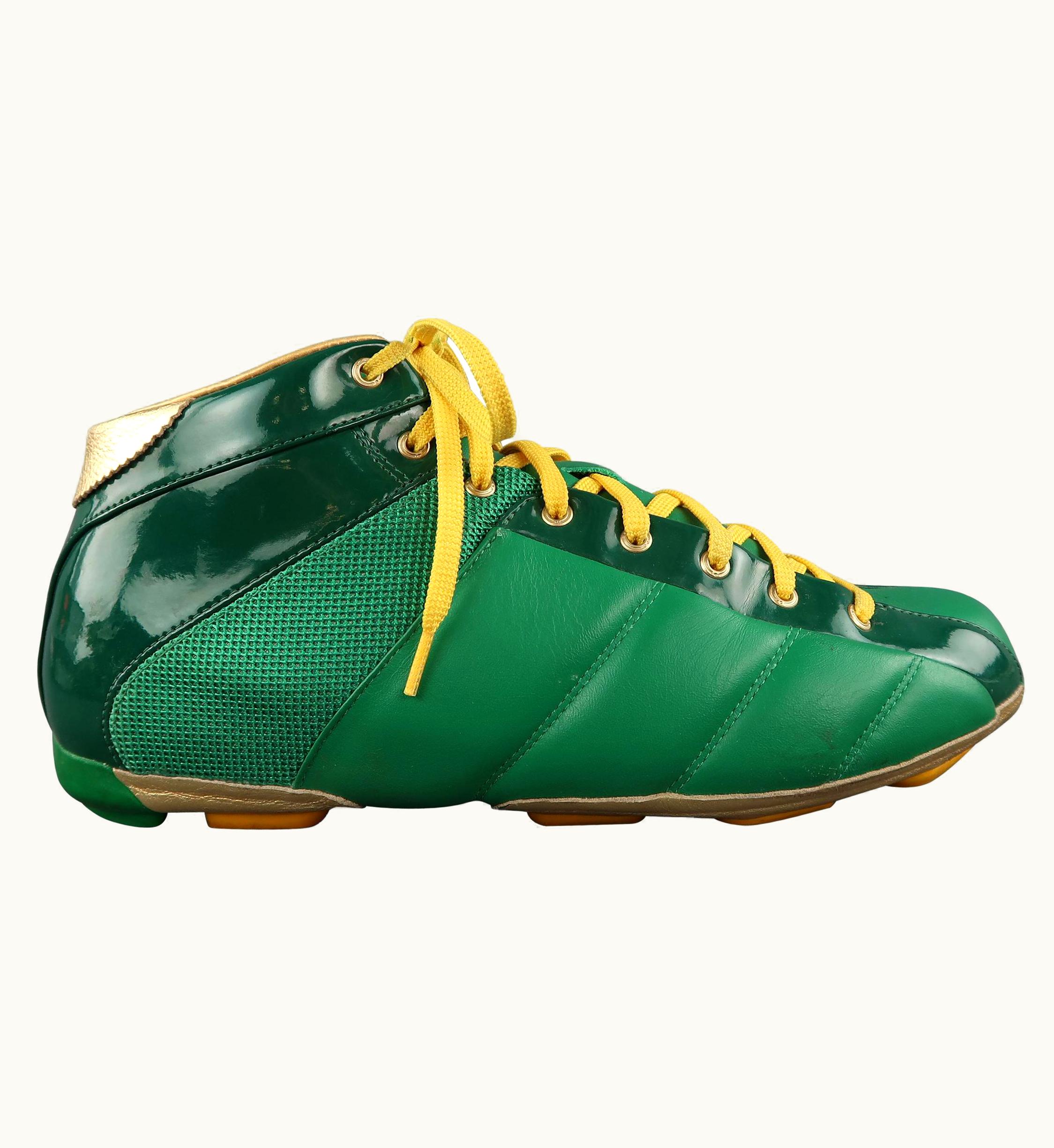 Yohji Yamamoto Y-3 South African Football Field Mid Exclusive .5 Green Sneakers