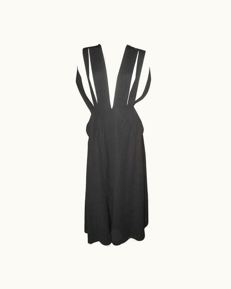 Yohji Yamamoto Vintage Long Black Dress