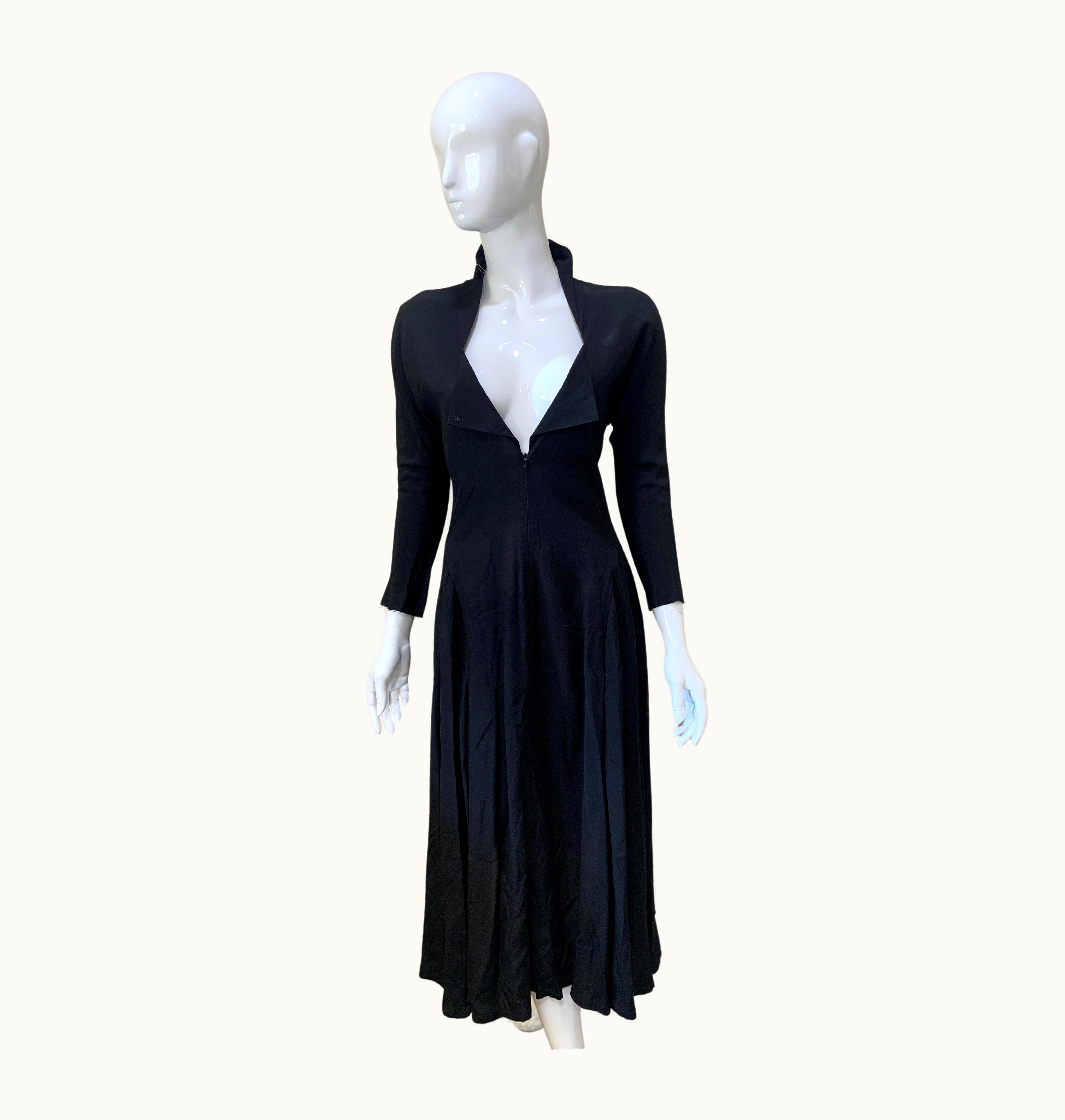 Yohji Yamamoto Black Dress
