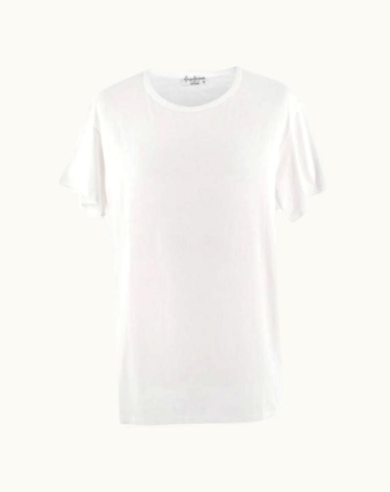 Yohji Yamamoto Oversize White Cotton T-Shirt