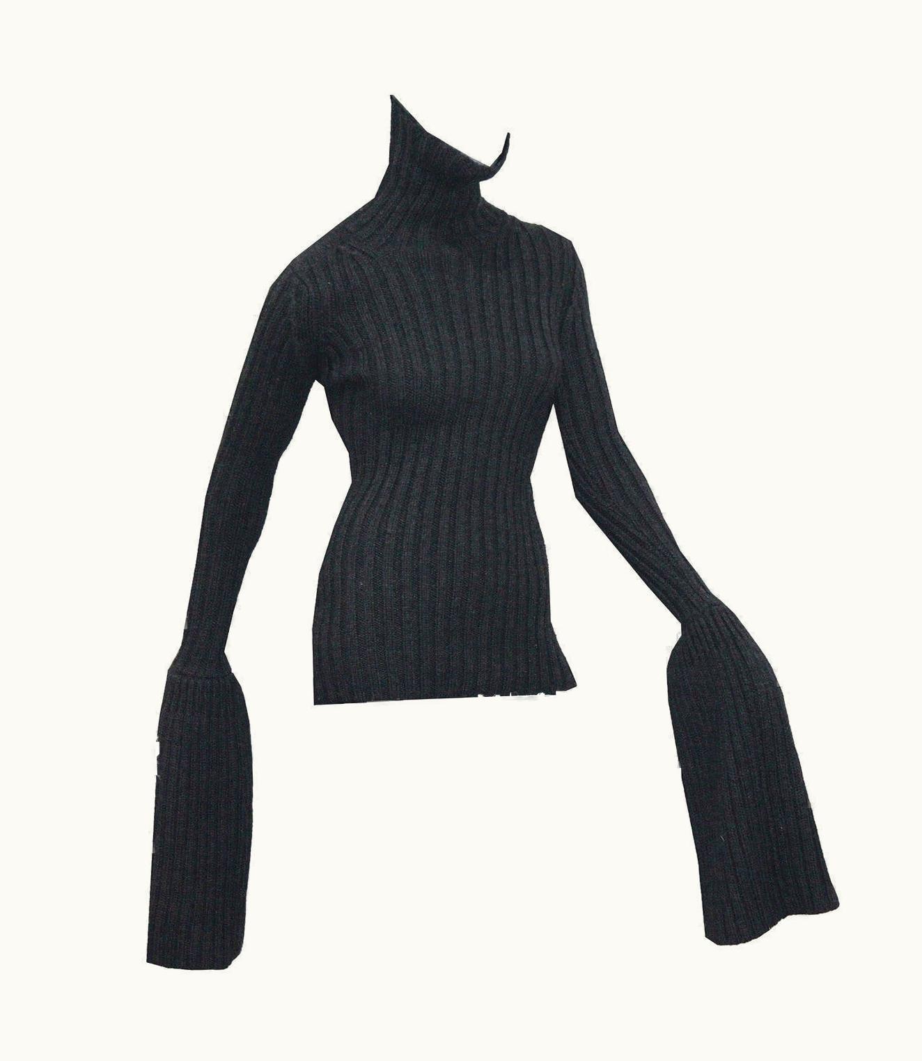 Yohji Yamamoto Fine And Rare Runway Yohji Yamamoto Knitted Sweater, (Autumn/Winter 1998)