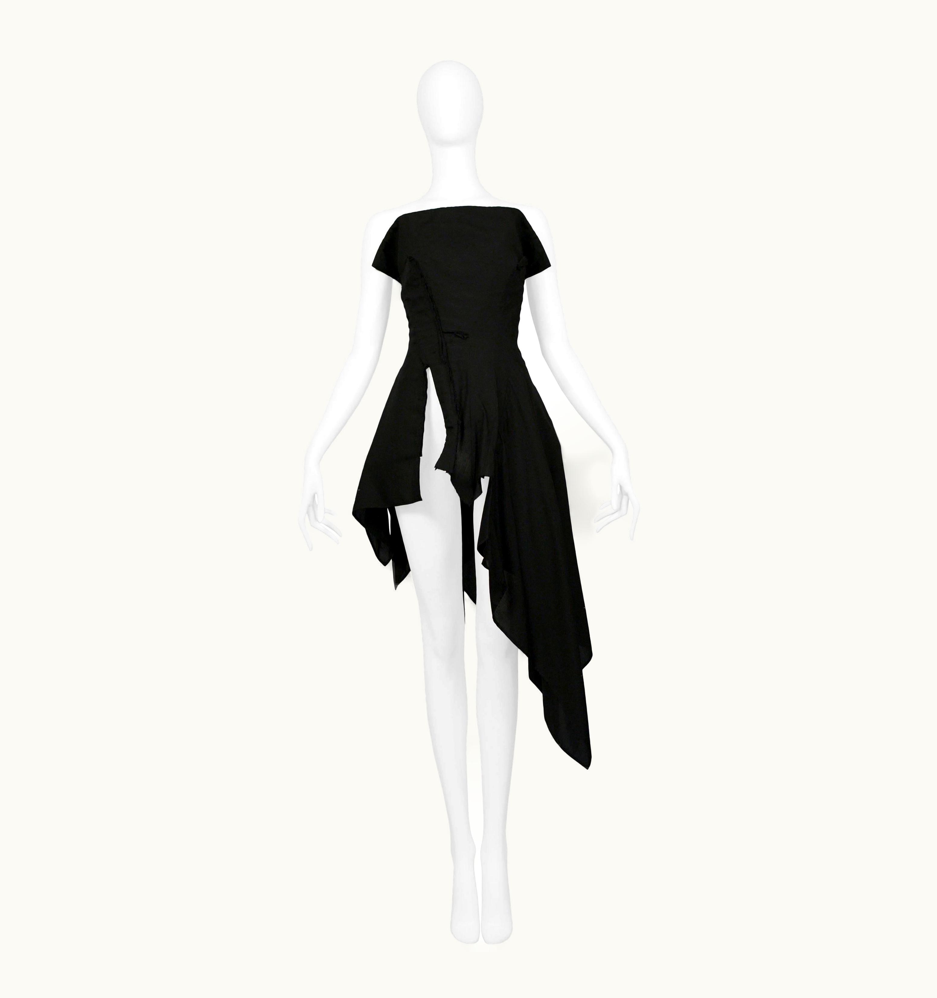 Yohji Yamamoto Yohji Yamamoto Black Strapless Corset Top