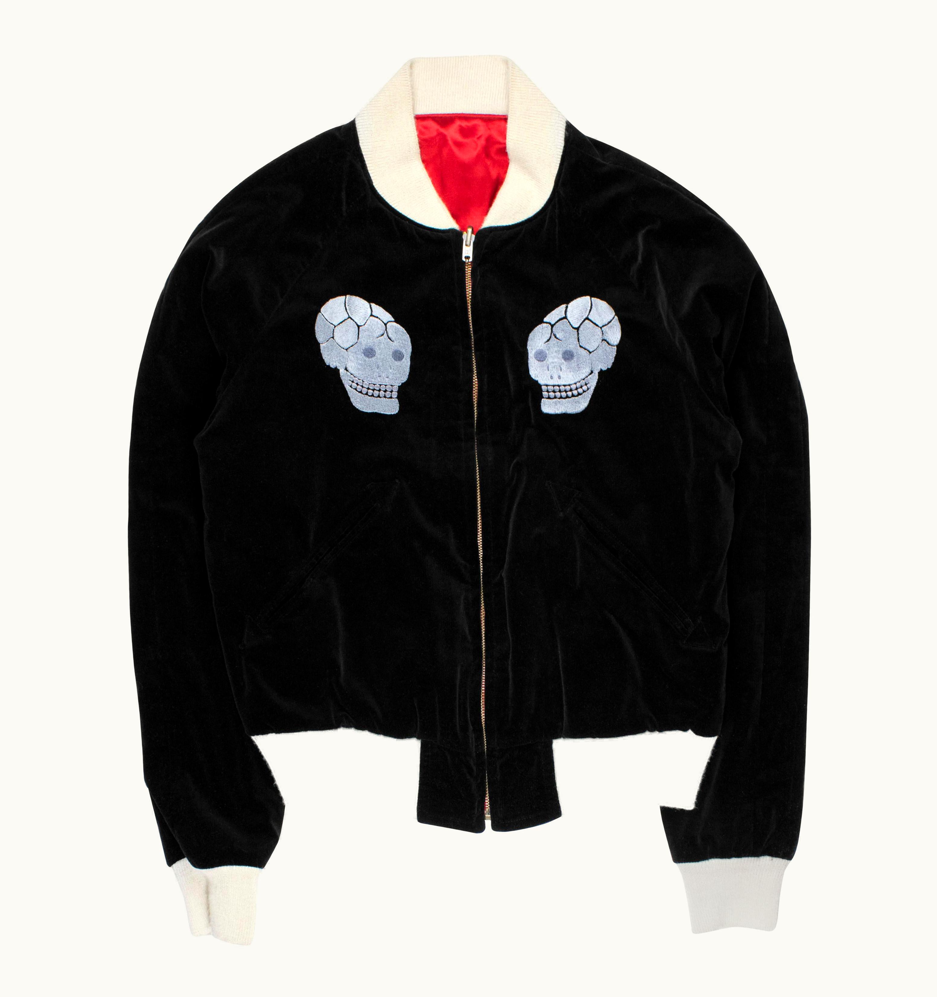 Yohji Yamamoto Yohji Yamamoto Y' For Men AW2010 Reversible Velvet Sukajan