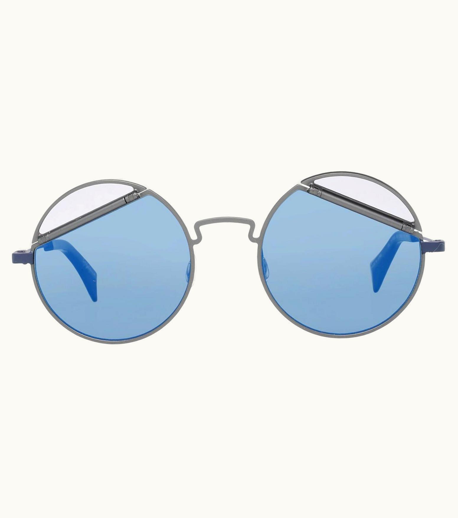 Yohji Yamamoto Yohji Yamamoto Mint Unisex Gray Sunglasses Yy7029