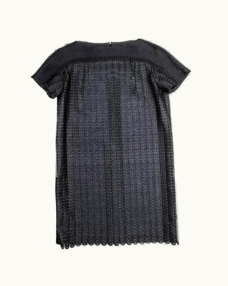 Paco Rabanne Paco Rabanne Black Dress In Polyester fr