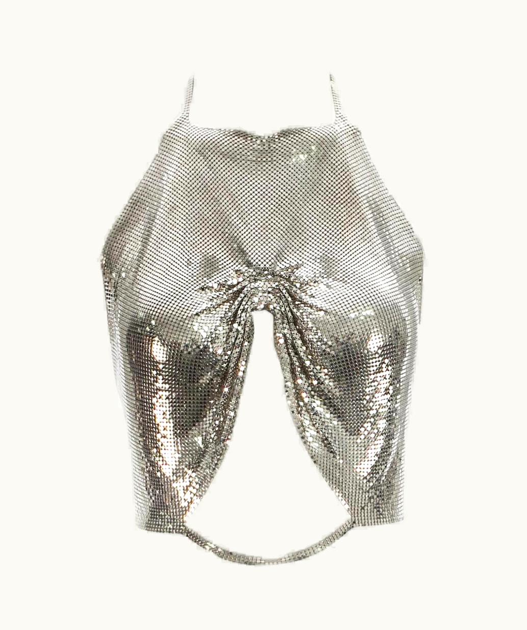 Paco Rabanne Metal Mesh Vest With Cut-out, AW 2000