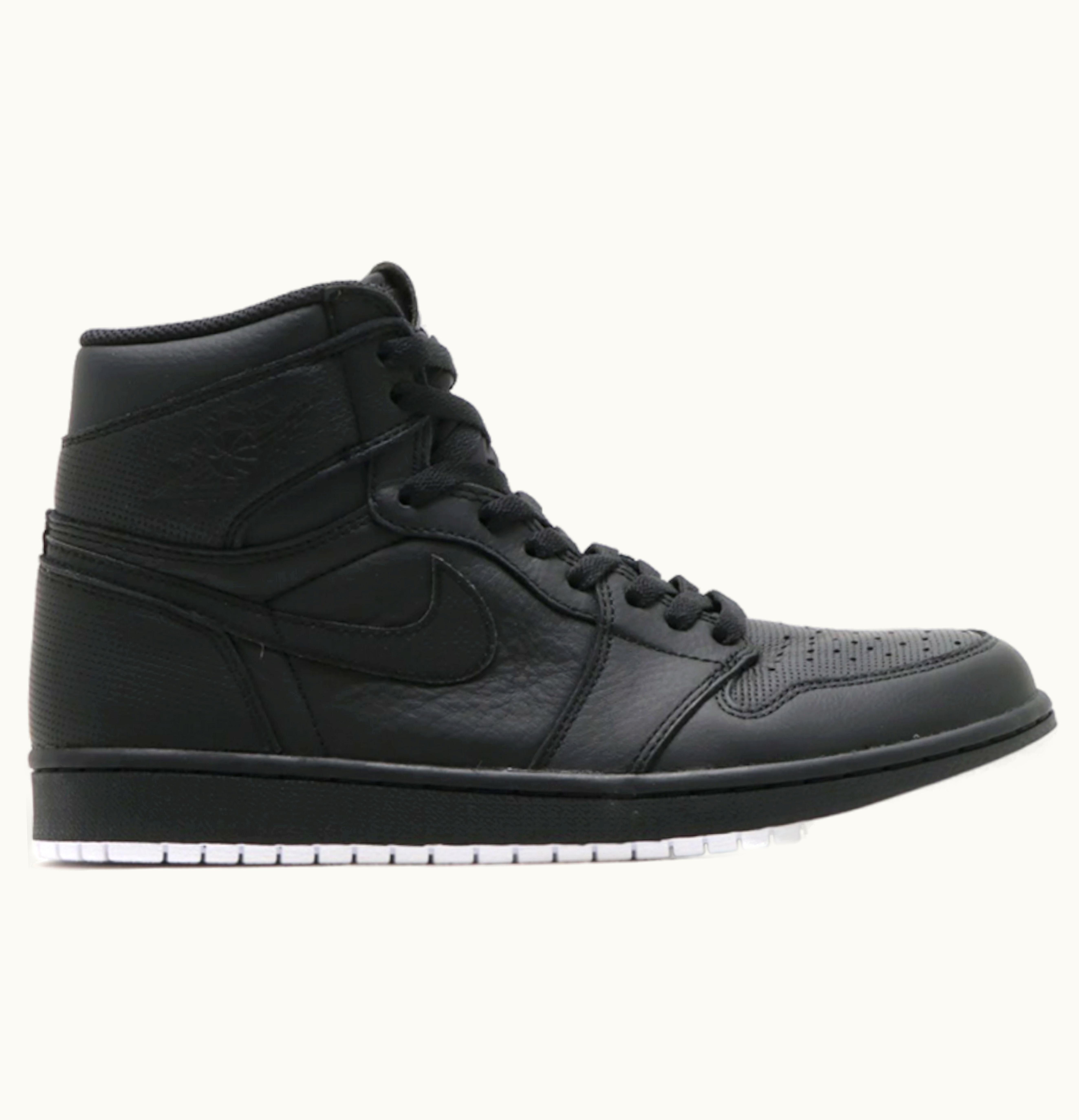 Jordan Air Jordan 1 Retro Black Perforated