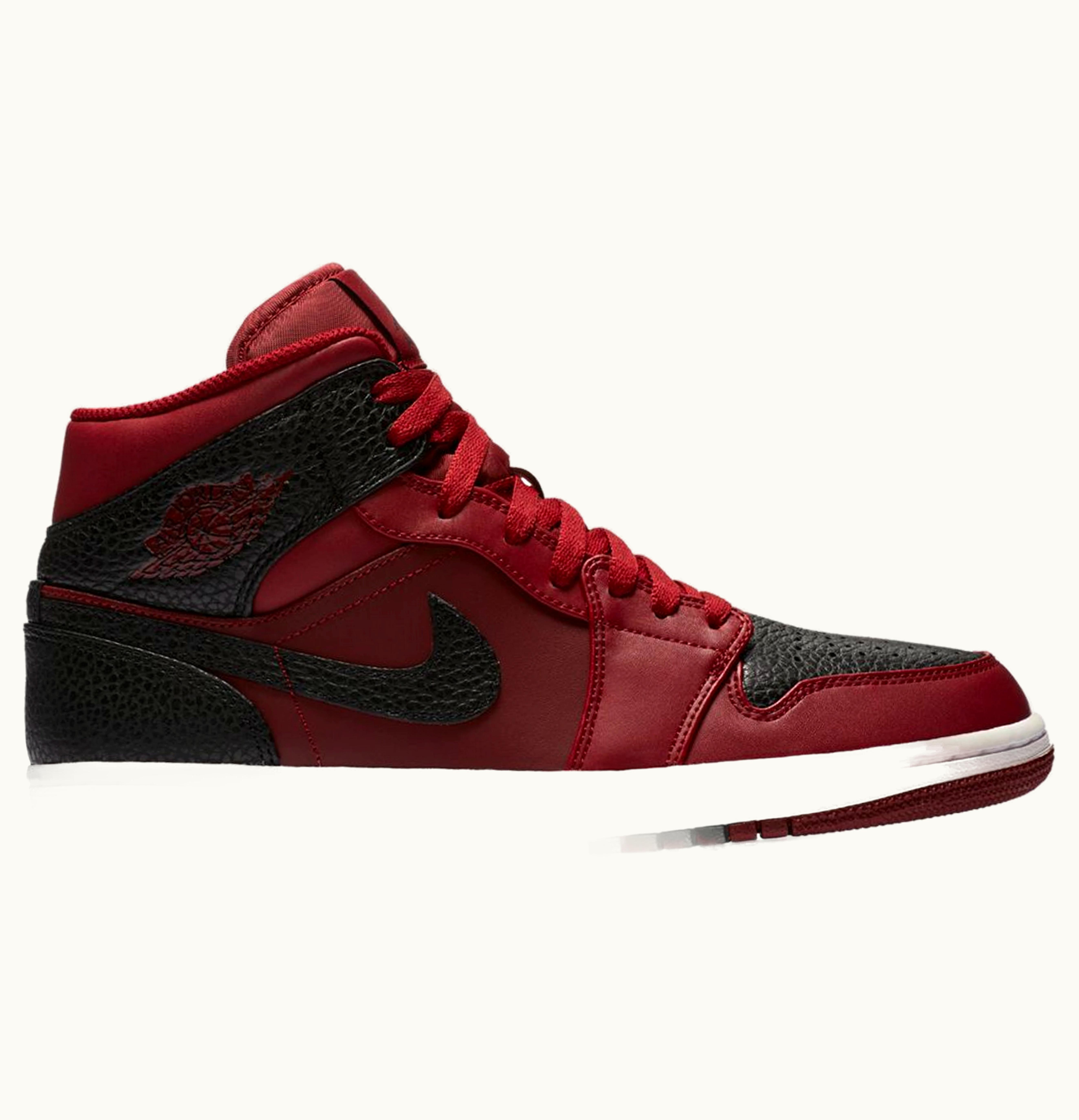 Jordan Air Jordan 1 Retro Mid Team Red Black