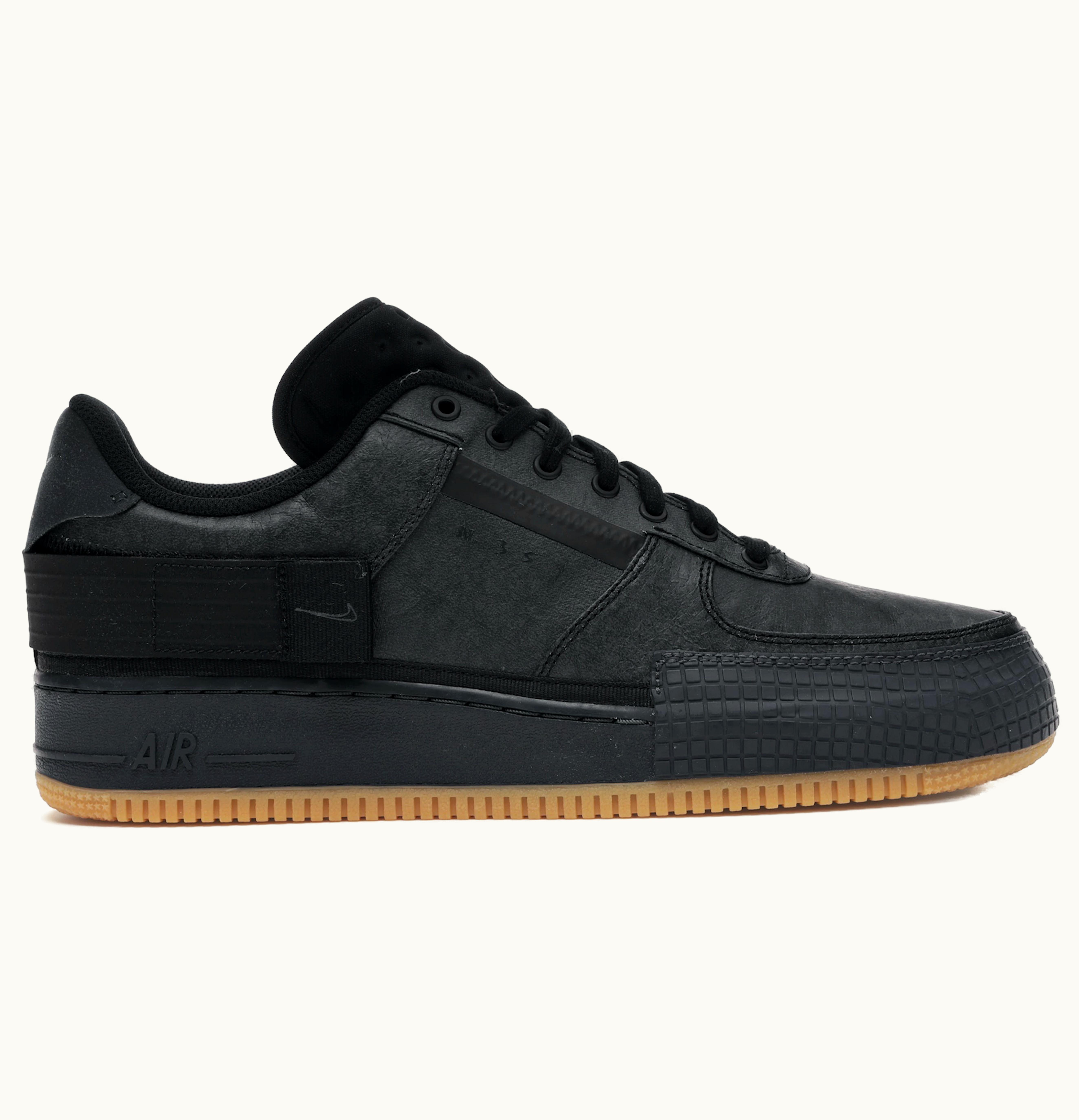 Nike Nike Air Force 1 Type Black Gum