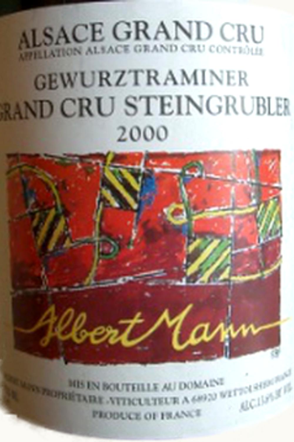 Albert Mann Albert Mann Gewurz Steingrube, 2018