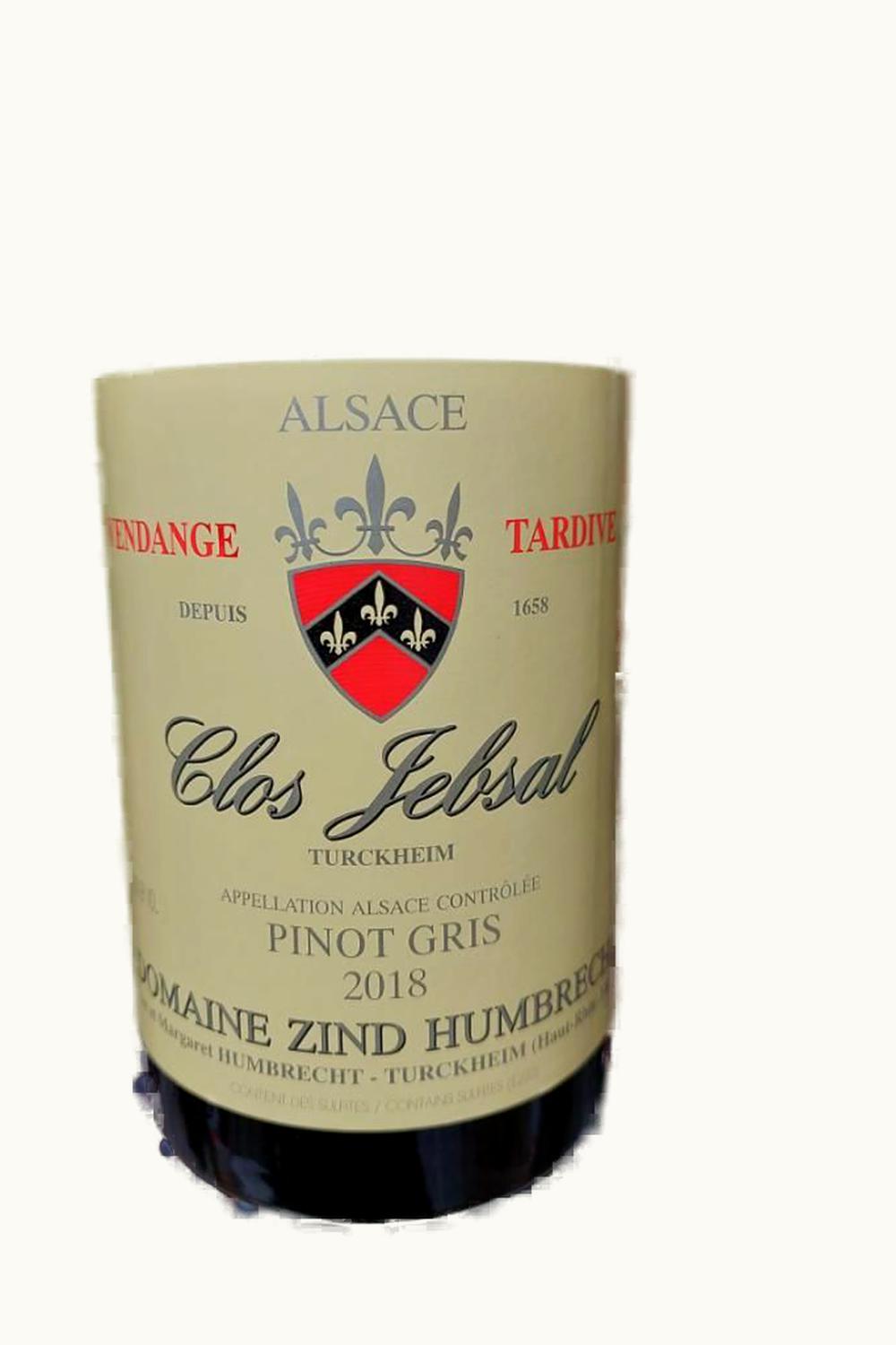 Domaine Zind Humbrecht Domaine Zind Humbrecht Pinot Gris Vendange Tardive Clos Jebsal, 2018