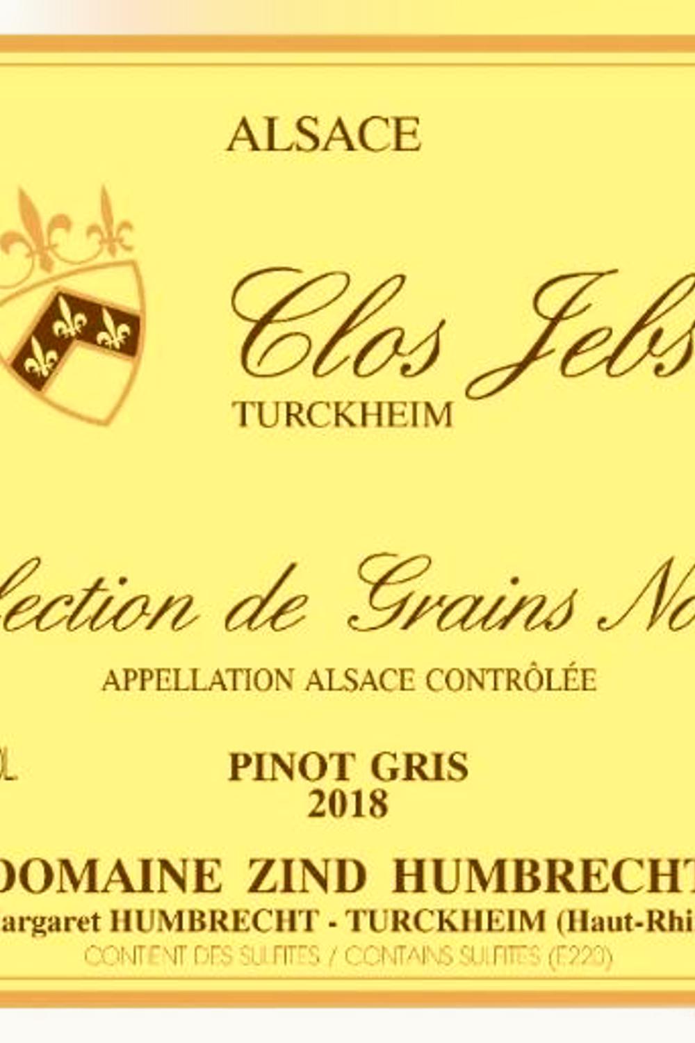 Domaine Zind Humbrecht Domaine Zind Humbrecht Pinot Gris Sélection de Grains Nobles, 2018