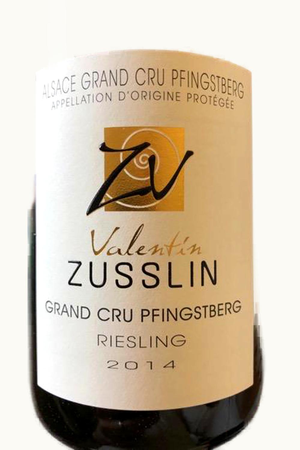 Valentin Zusslin Valentin Zusslin Riesling Pfingstberg, 2017