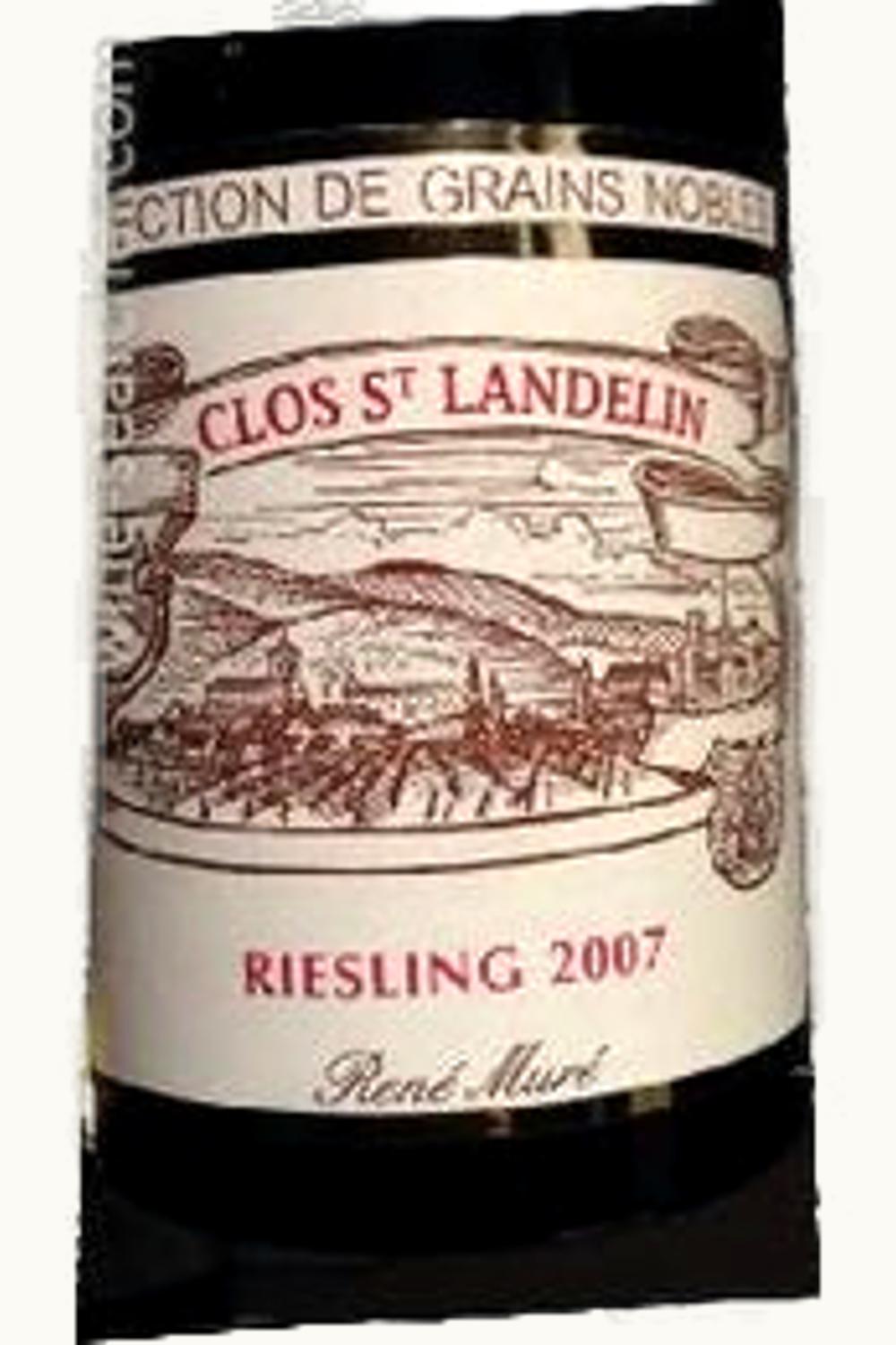 Rene Mure Rene Mure Riesling Vorbourg Grand Cru Clos St Landelin, 2017