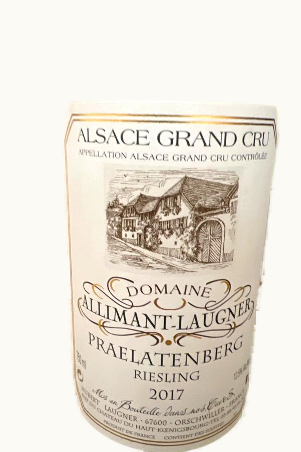Domaine Allimant-Laugner Domaine Allimant-Laugner Riesling Praelatenberg Grand Cru, 2017
