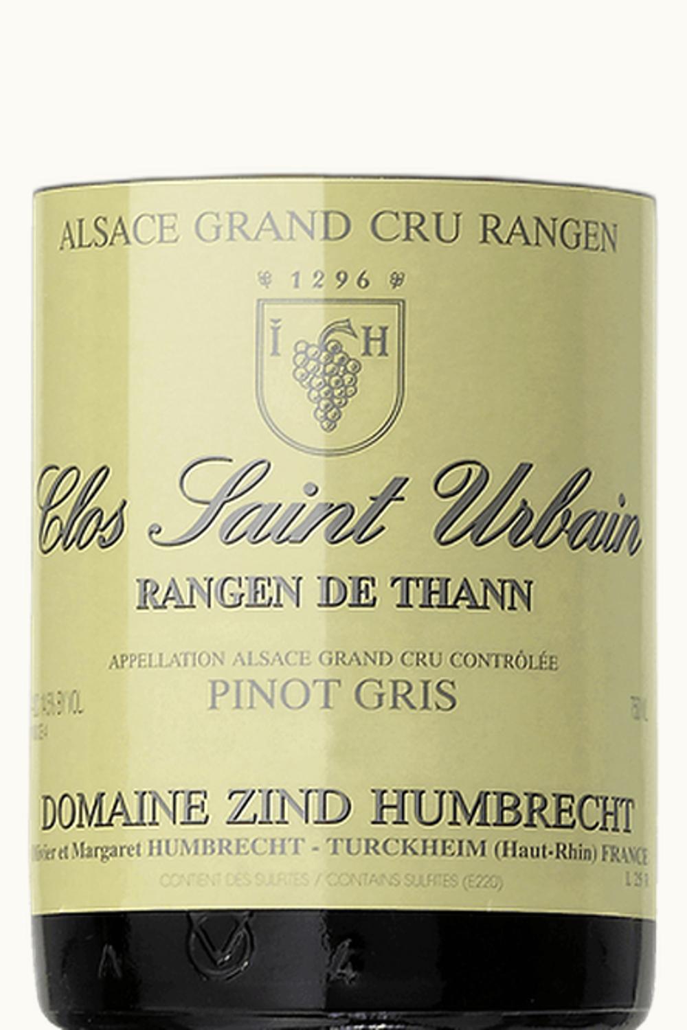 Domaine Zind Humbrecht Domaine Zind Humbrecht Pinot Gris Rangen de Thann Grand Cru Clos St Urbain, 2016