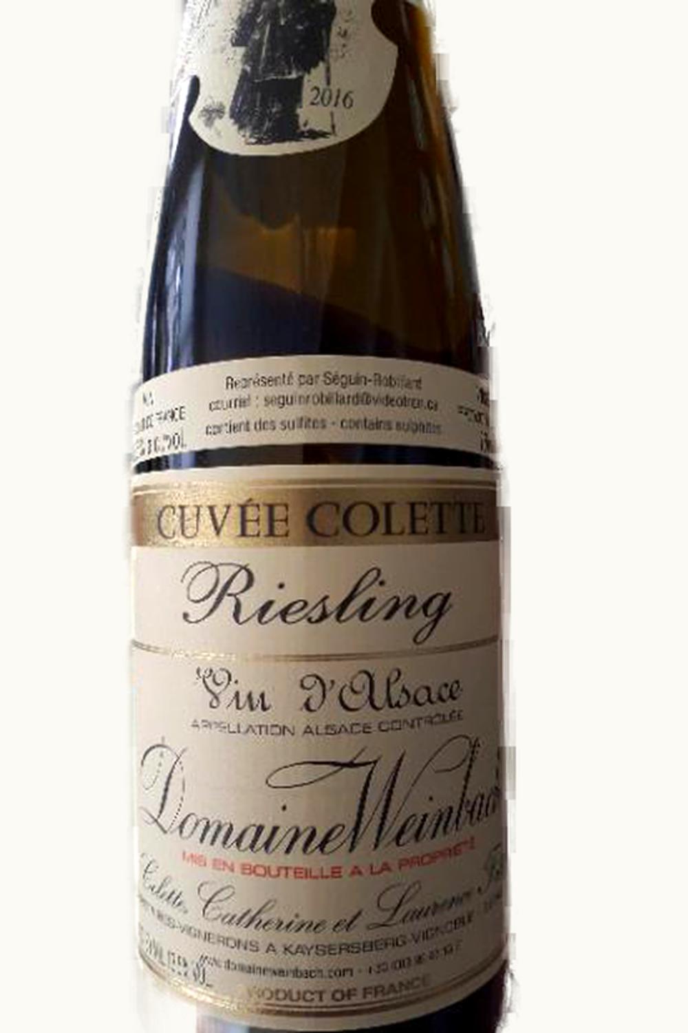 Domaine Weinbach Domaine Weinbach Riesling Cuvee Colette, 2016