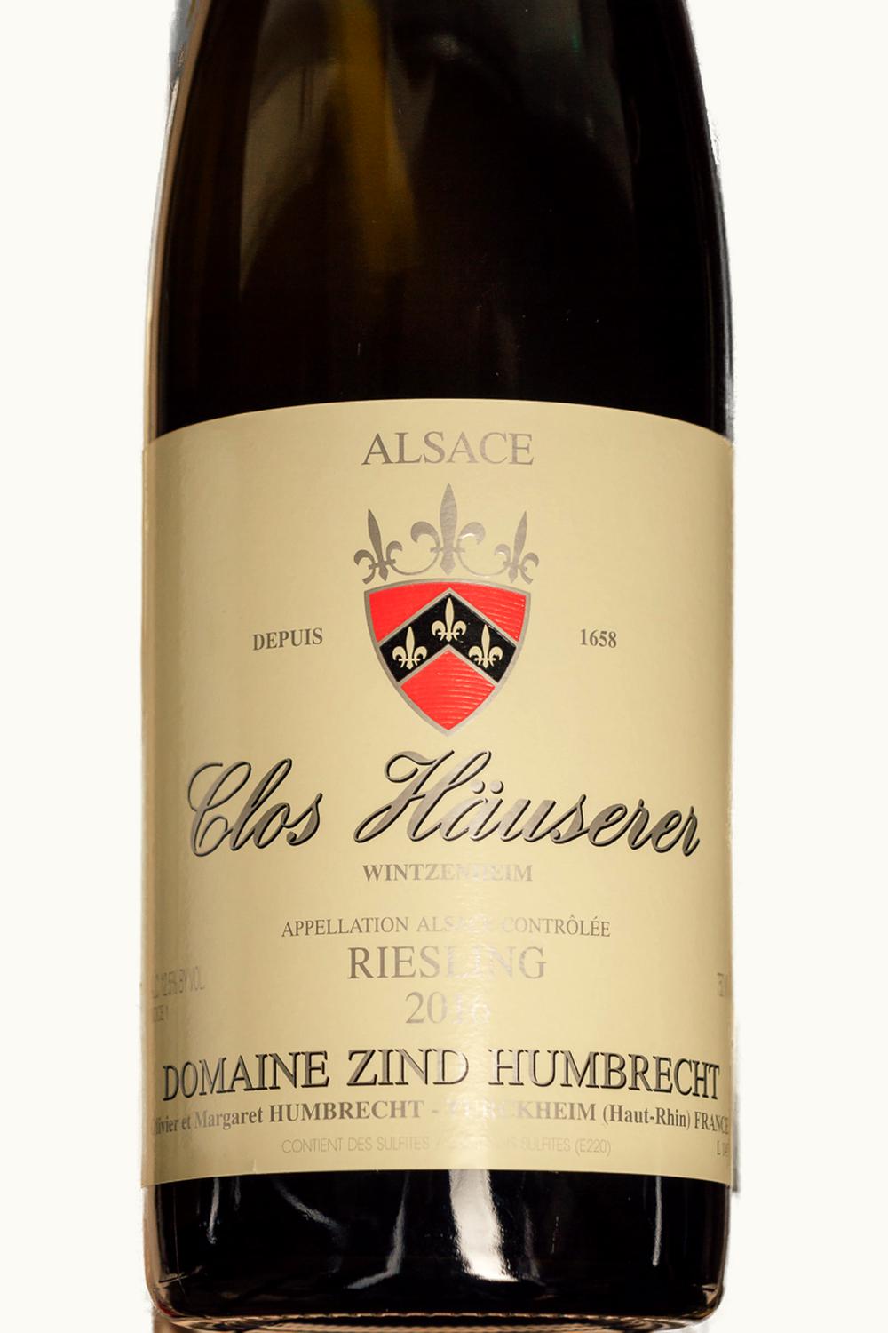 Domaine Zind Humbrecht Domaine Zind Humbrecht Riesling Grand Cru Clos Hauser, 2016