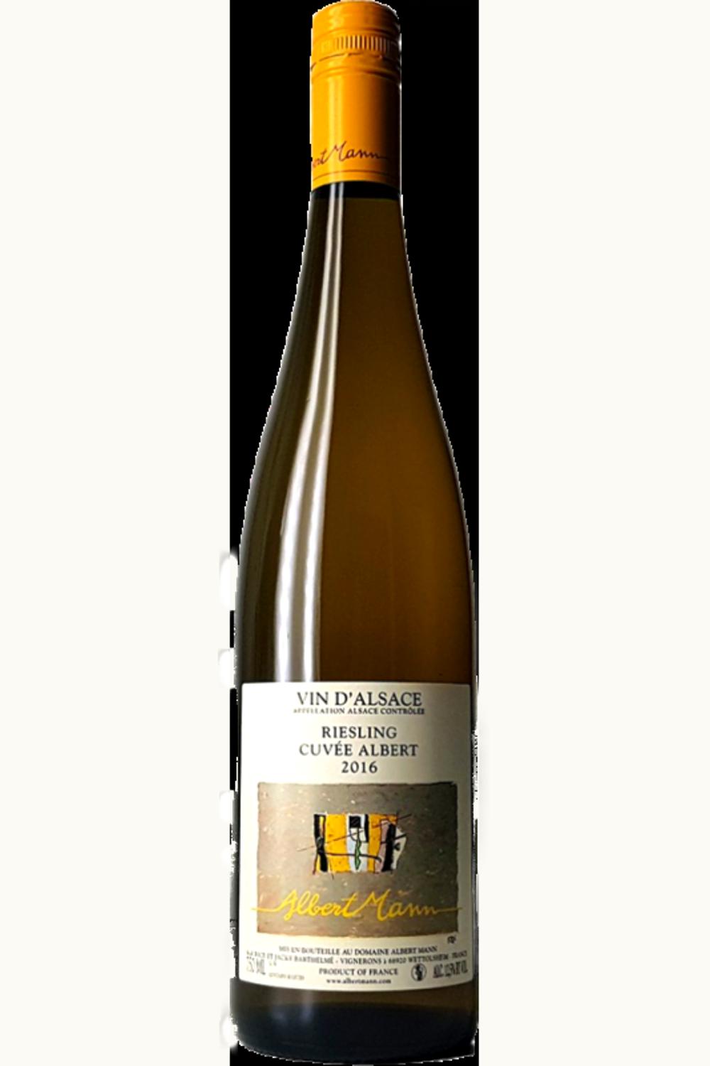 Albert Mann Albert Mann Cuvee Riesling, 2016