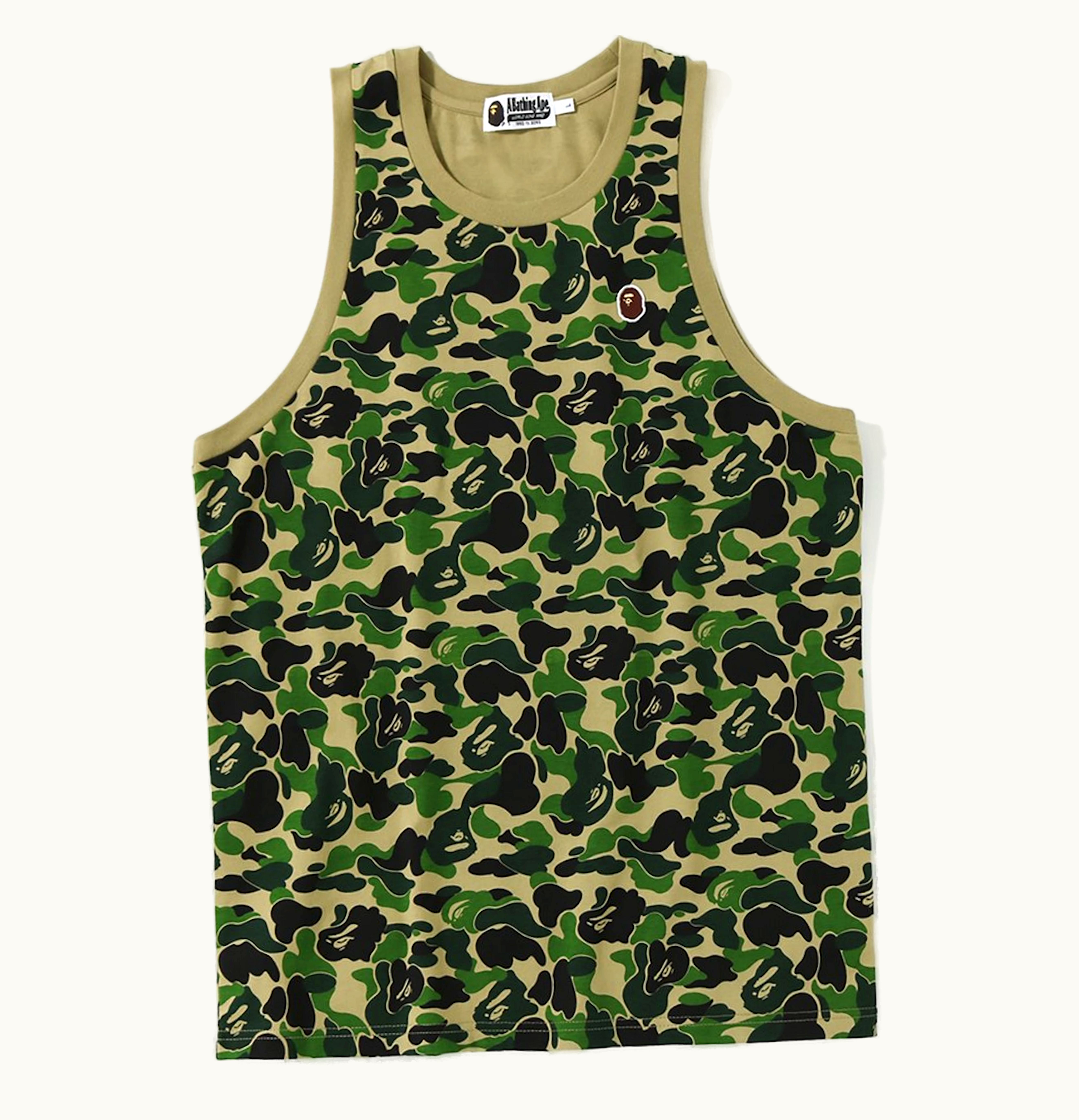 BAPE BAPE ABC One Point Tank Top Green