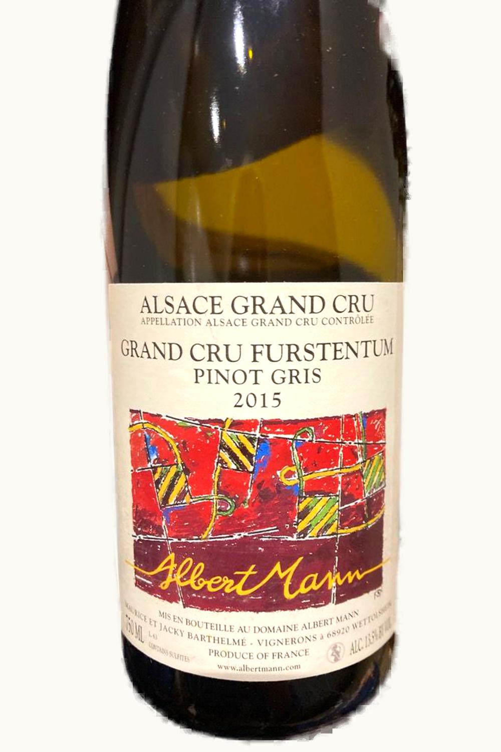 Albert Mann Albert Mann Pinot Gris Furstentum Grand Cru, 2015