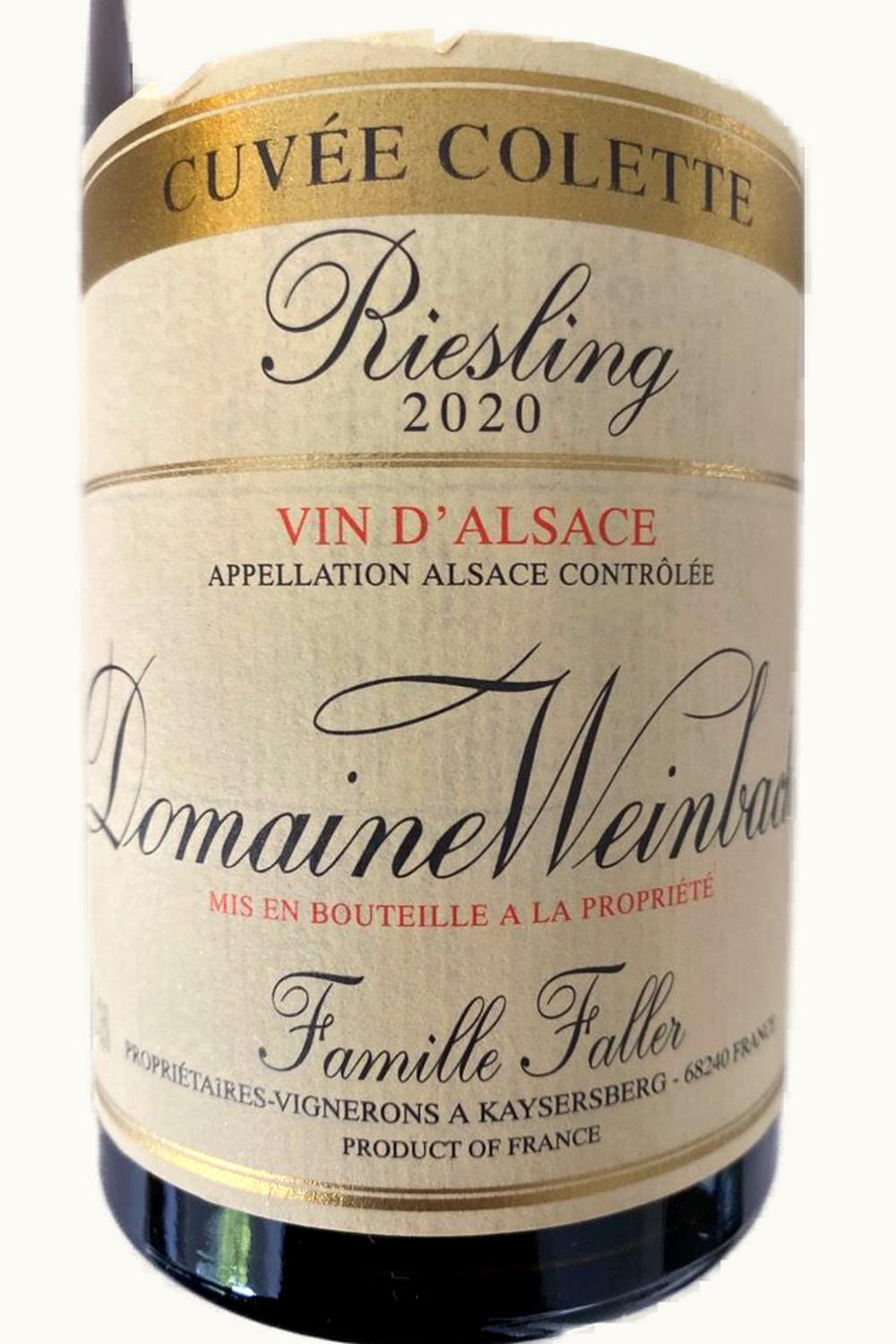 Domaine Weinbach Domaine Weinbach Riesling Cuvée Colette, 2014