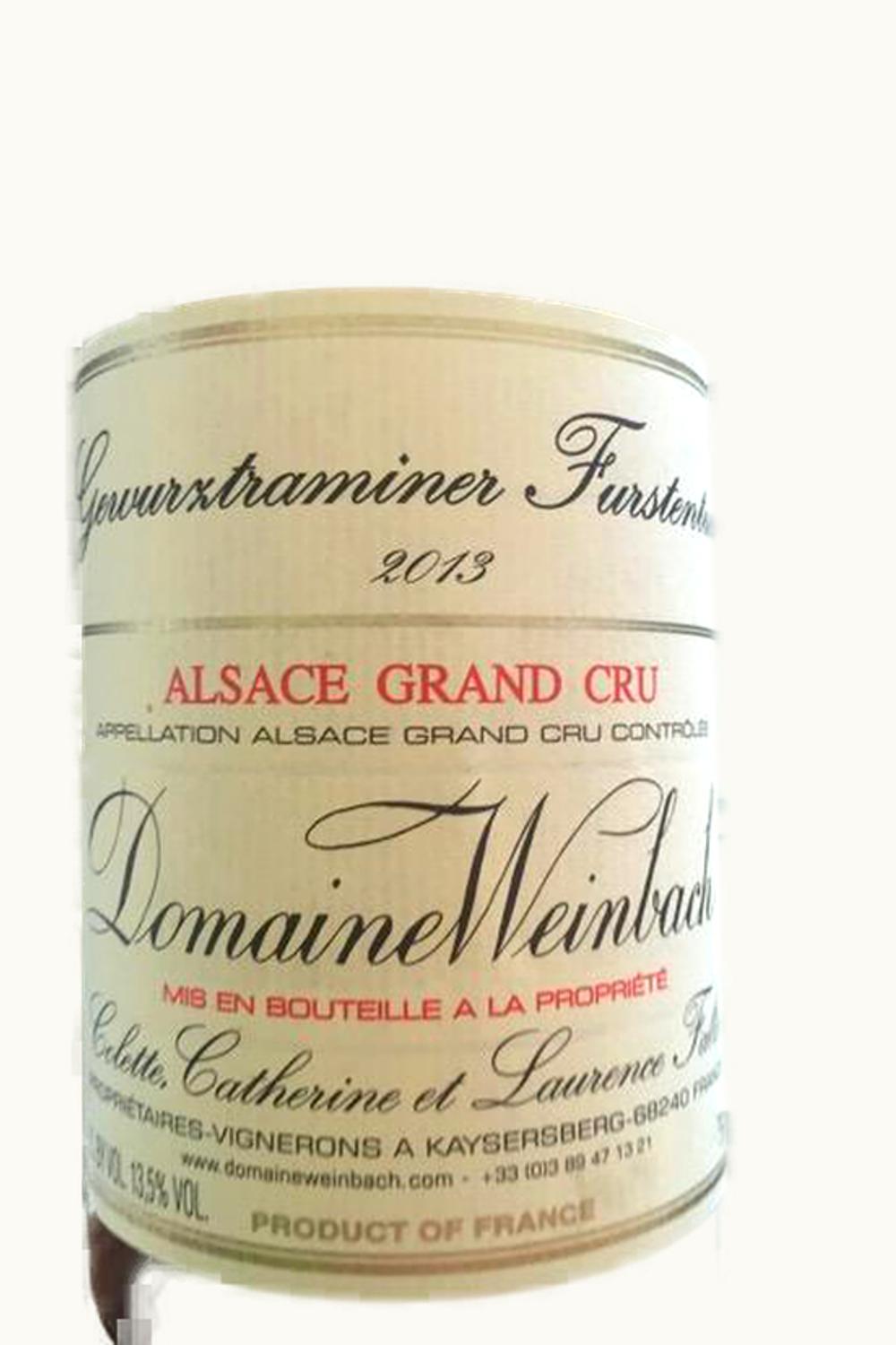 Domaine Weinbach Domaine Weinbach Gewurztraminer Furstentum Grand Cru, 2013