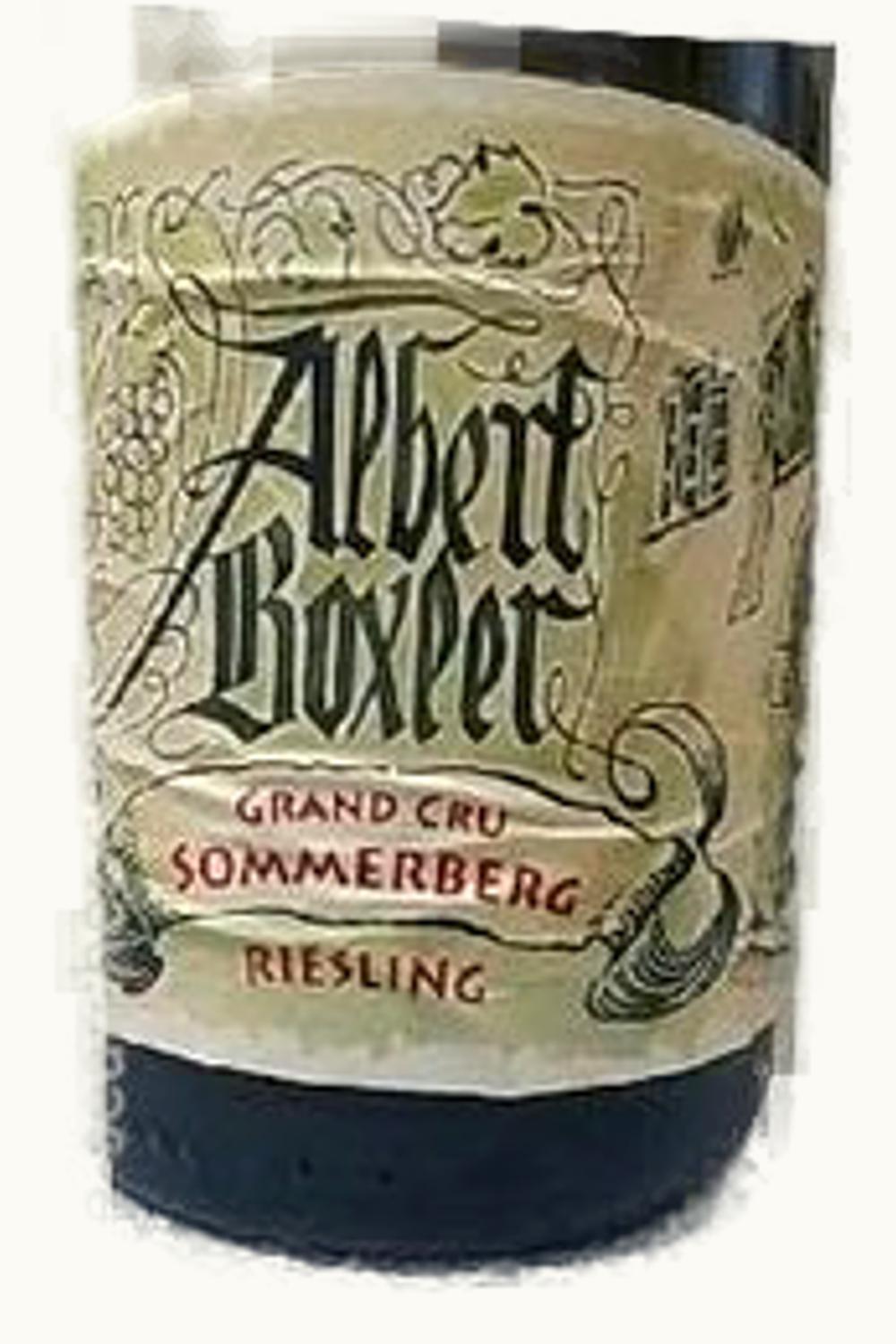 Albert Boxler Albert Boxler Riesling E Sommerberg Grand Cru, 2013
