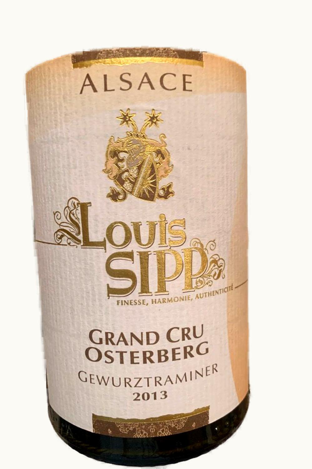 Louis Sipp Louis Sipp Gewurztraminer Oster Grand Cru, 2013