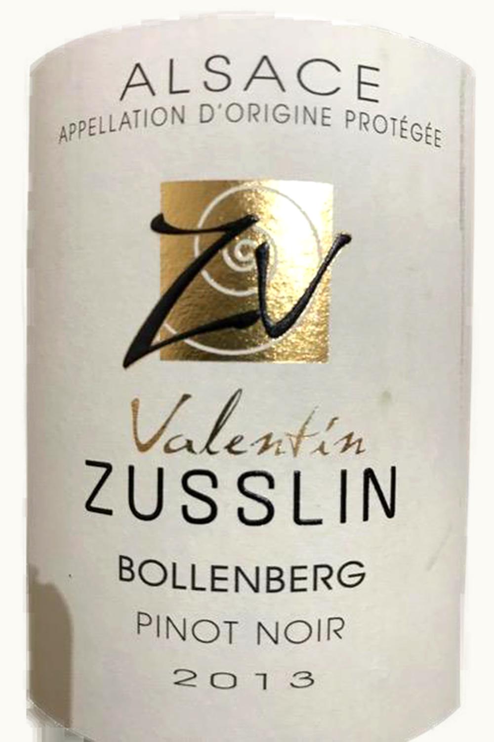 Valentin Zusslin Valentin Zusslin Pinot Noir Bollenberg Harmony, 2013