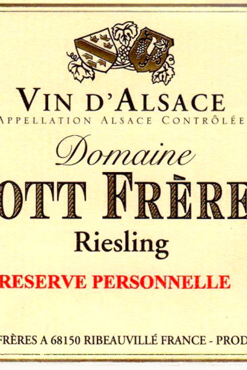 Bott Frères Bott Frères Gewurztraminer Réserve Personnel, 2013