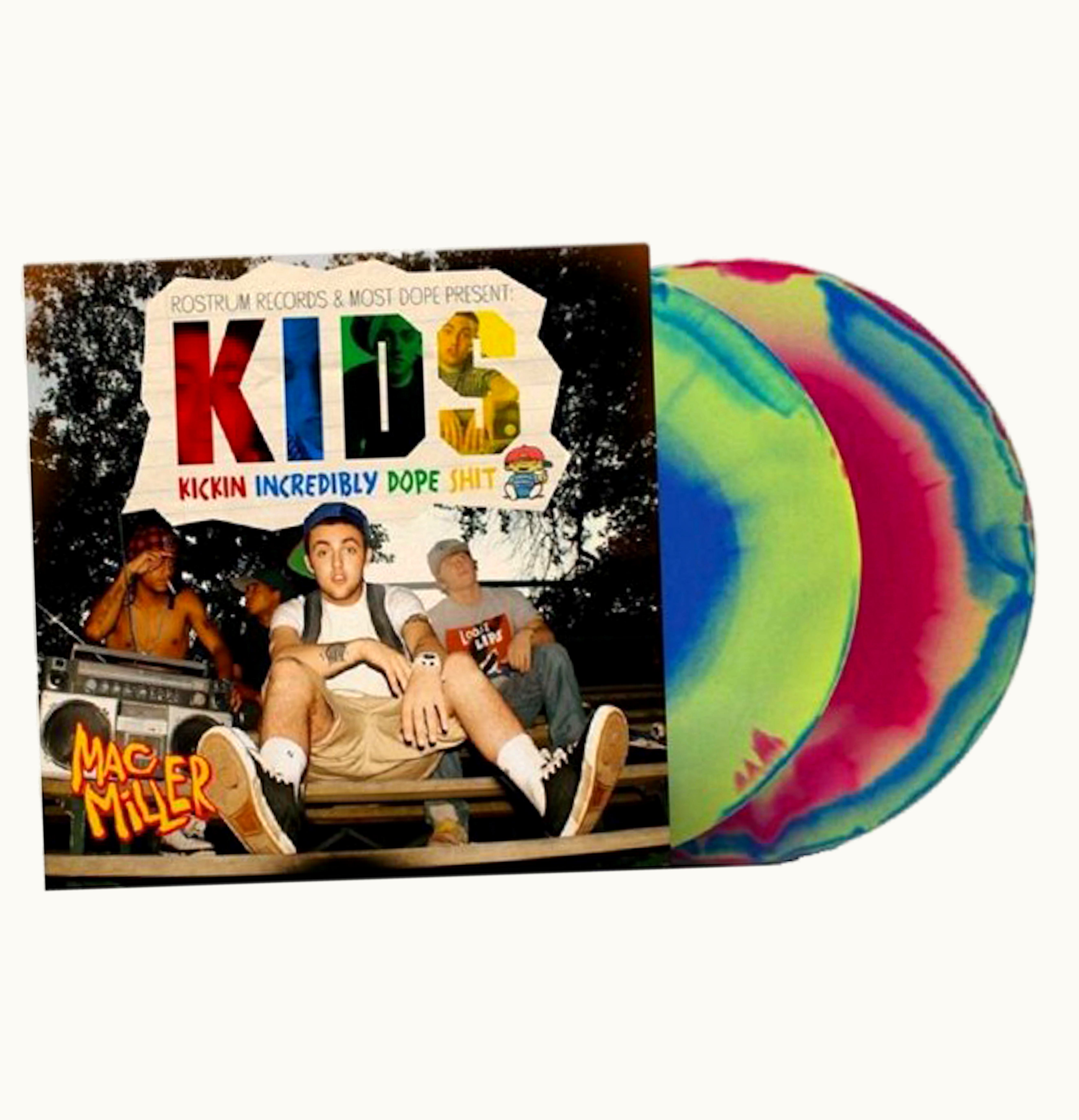 Mac Miller Mac Miller KIDS 2XLP Vinyl Red Blue Green Swirl