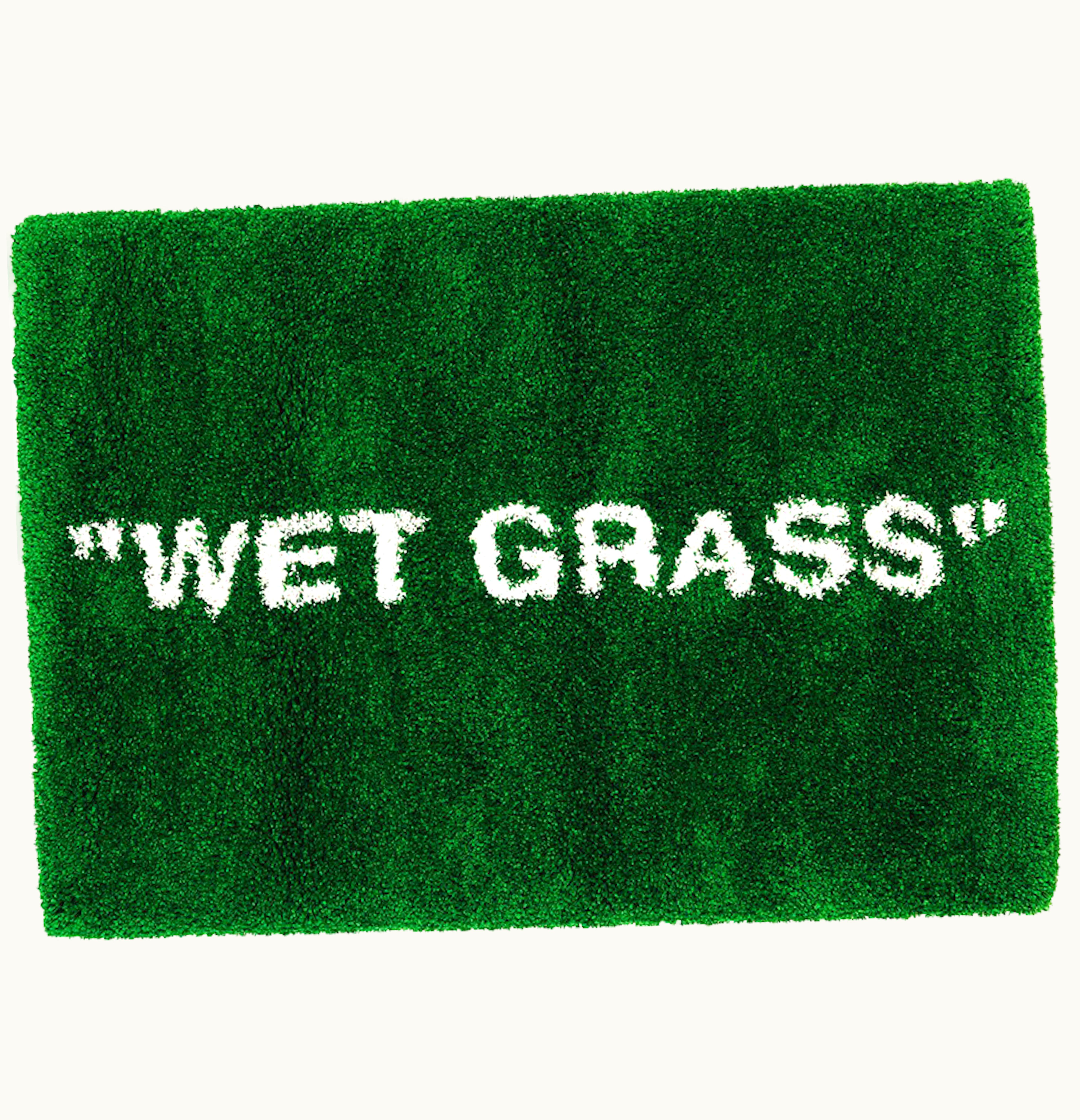 Virgil Abloh Virgil Abloh x IKEA MARKERAD WET GRASS Rug Green