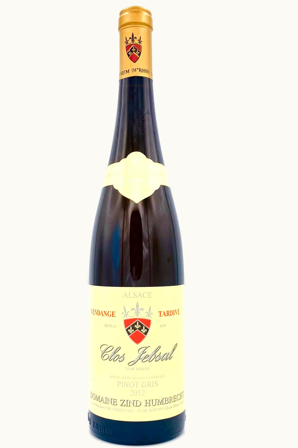 Domaine Zind Humbrecht Pinot Gris Vendange Tardive Clos Jebsal, 2012