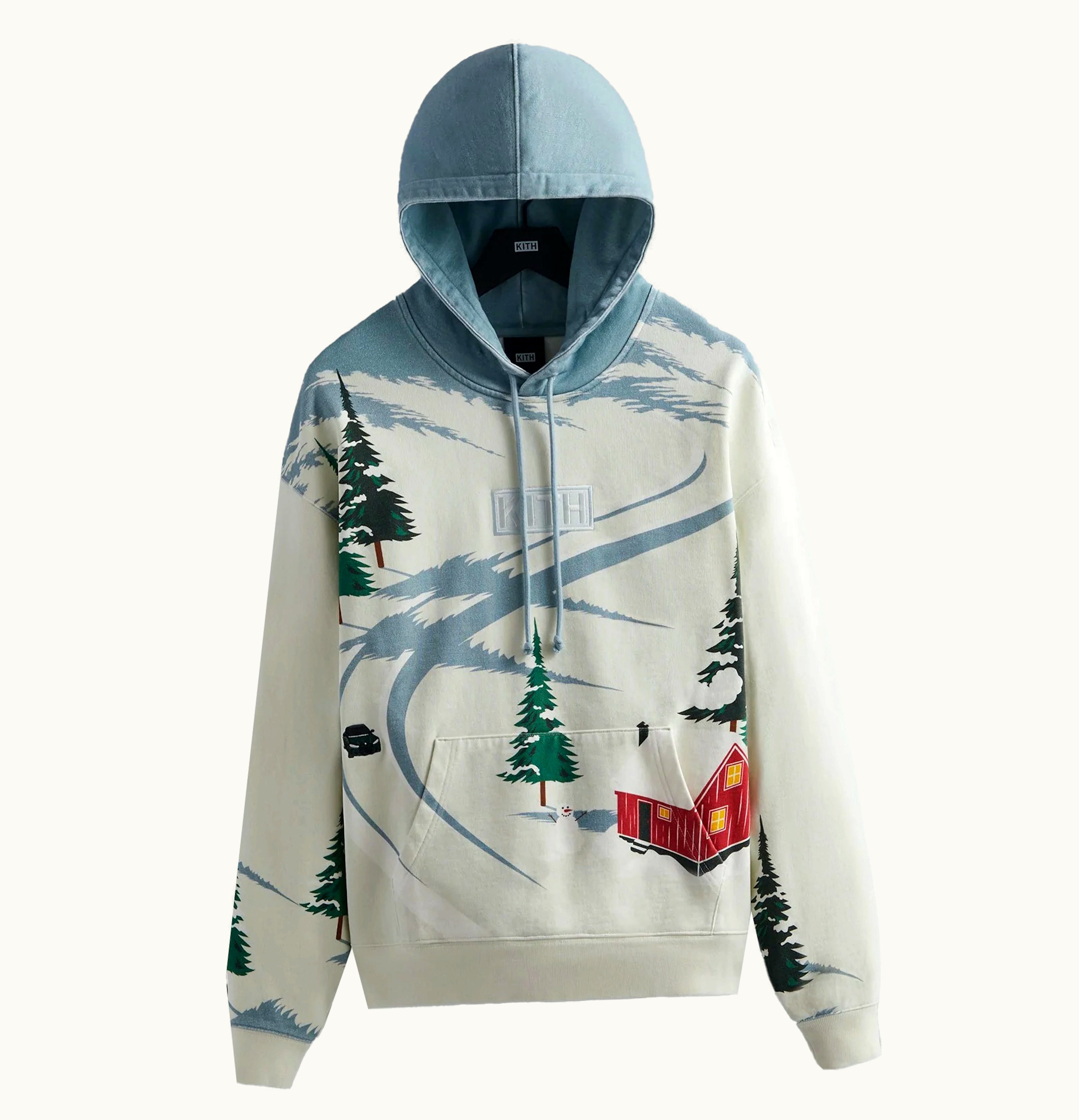 Kith Kith Kithmas Day Nelson Hoodie Chalk