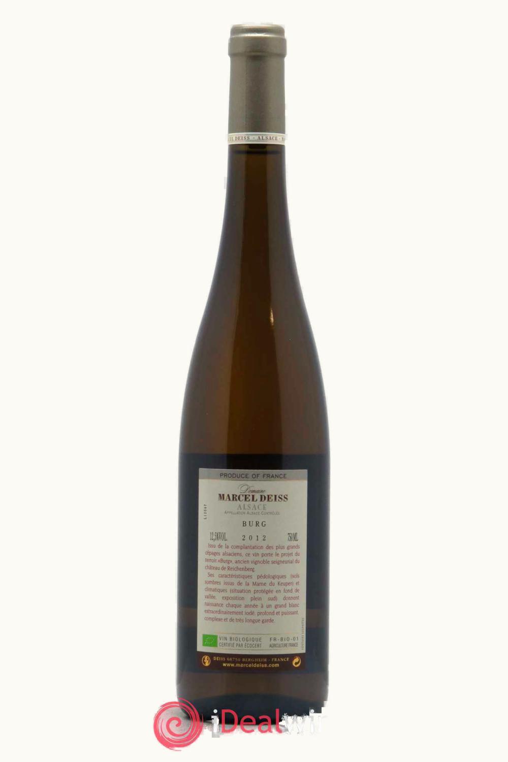 Domaine Marcel Deiss Domaine Marcel Deiss Rotenberg Bergheim, 2012