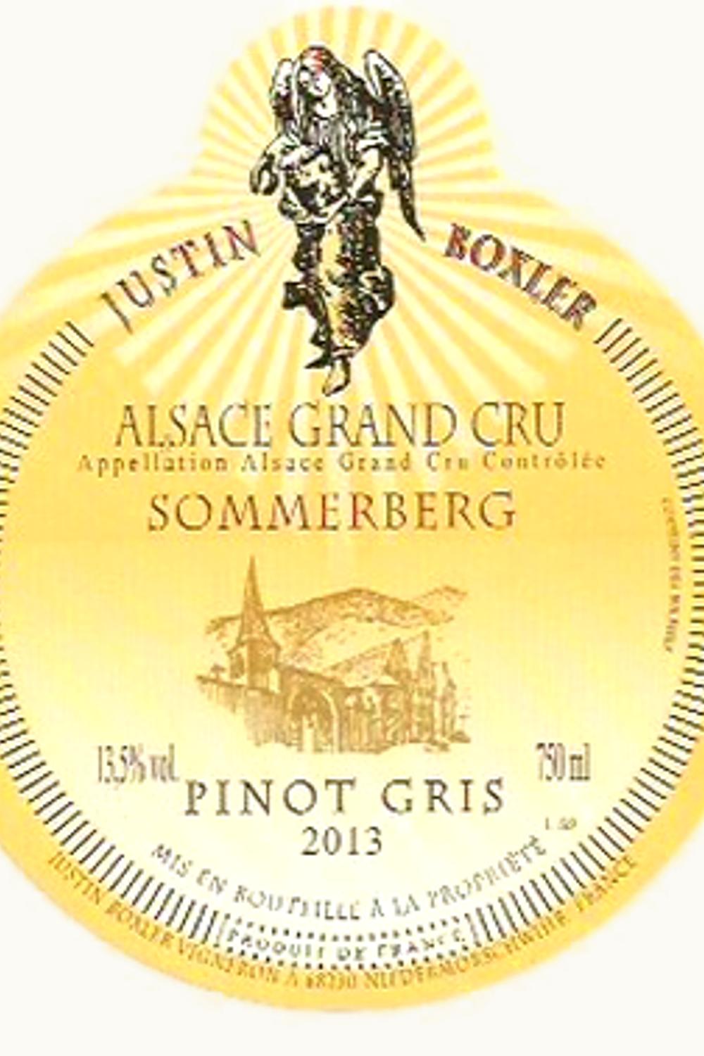 Justin Boxler Justin Boxler Riesling Sommerberg Grand Cru, 2012